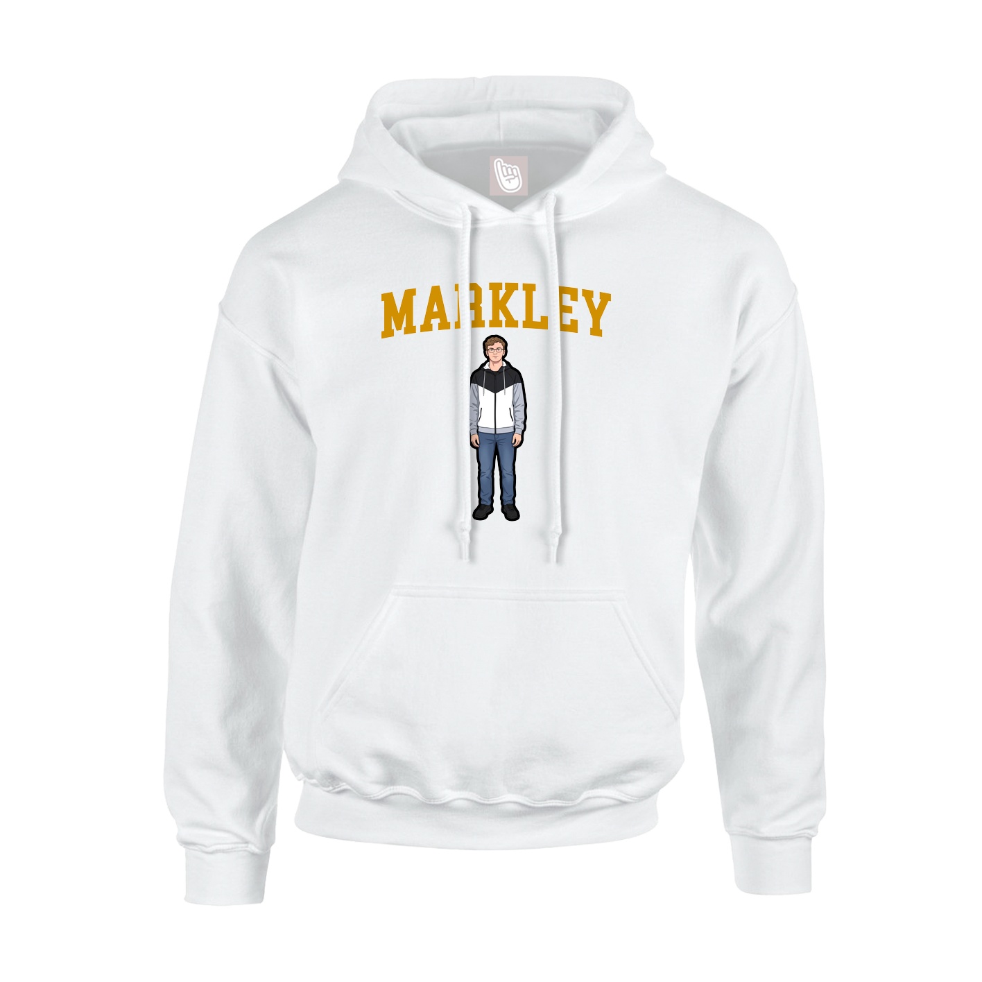 Hoodie — Shirsey in White