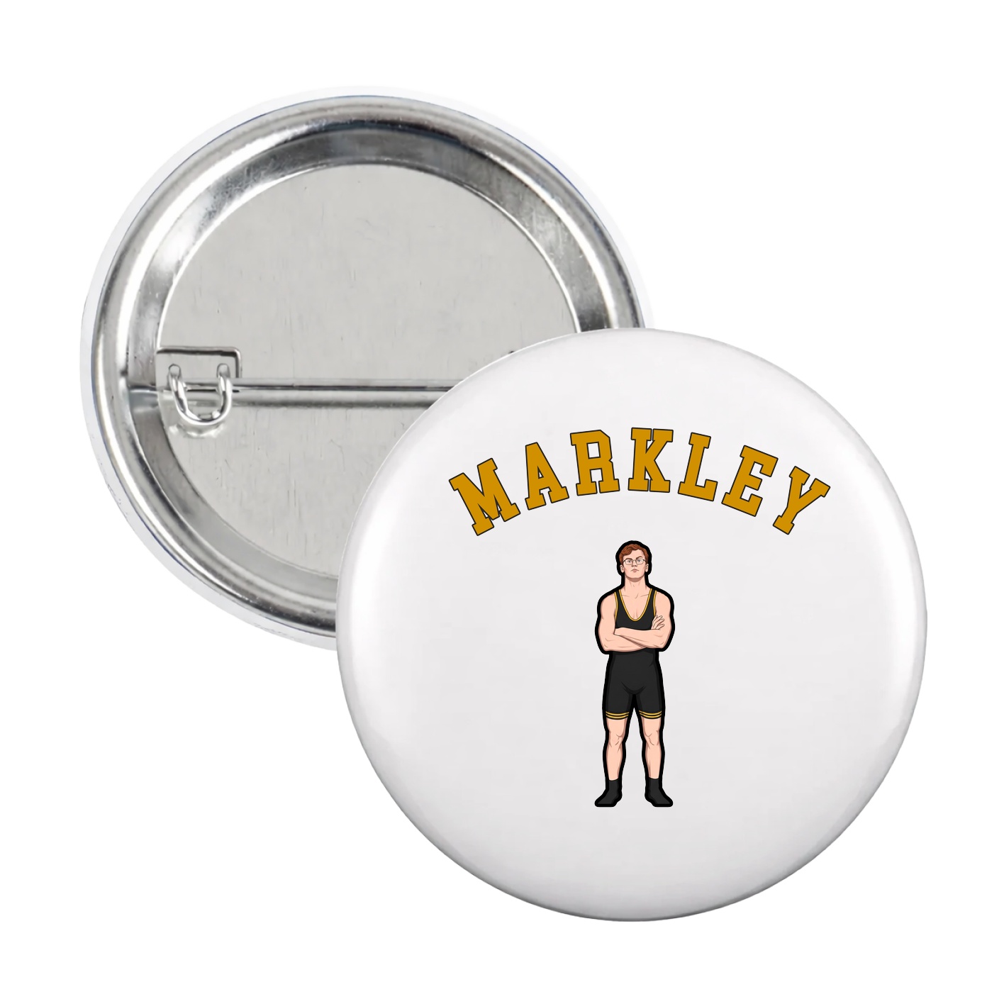 Game Day Button — Shirsey Arch in White