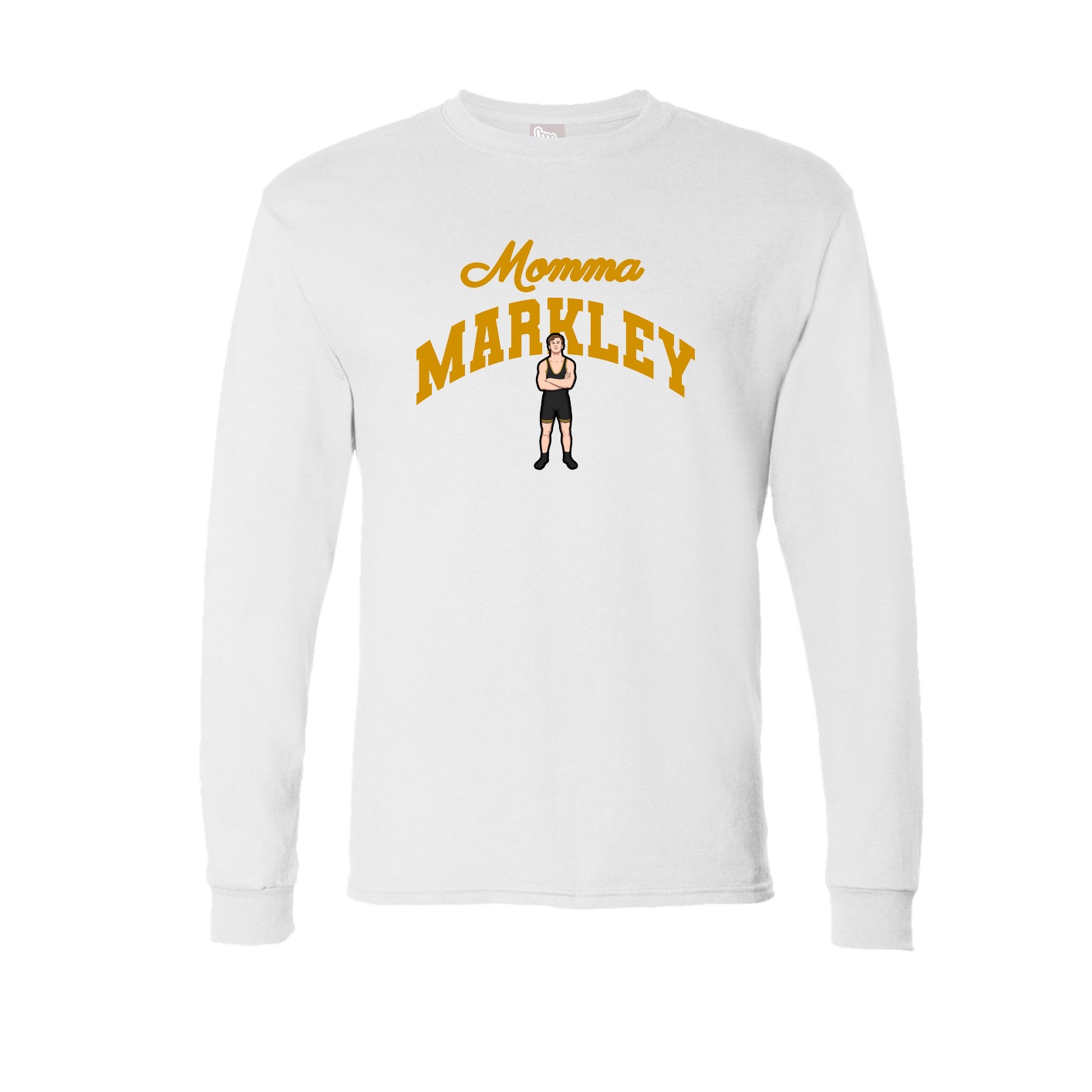 Long Sleeve Tee — Mothers Day Arch in White