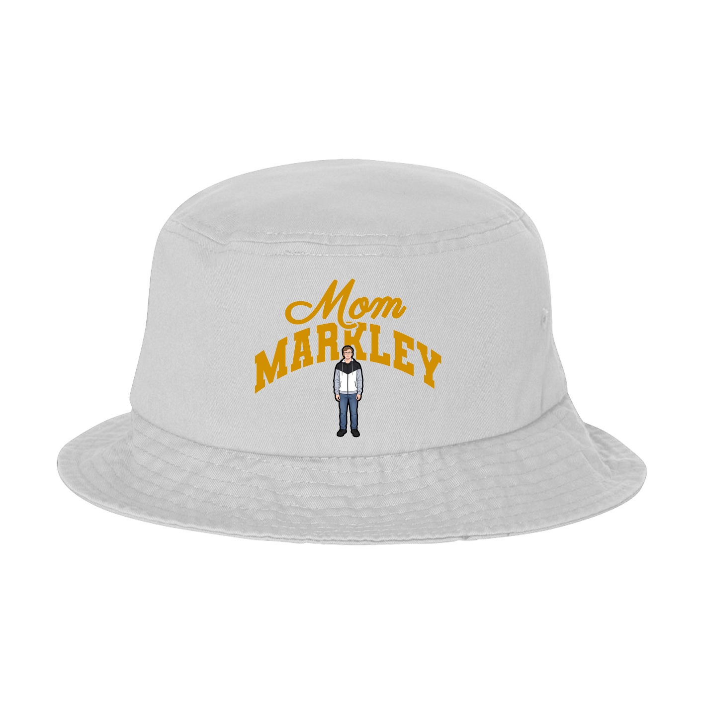 Bucket Cap — Mothers Day Arch in White