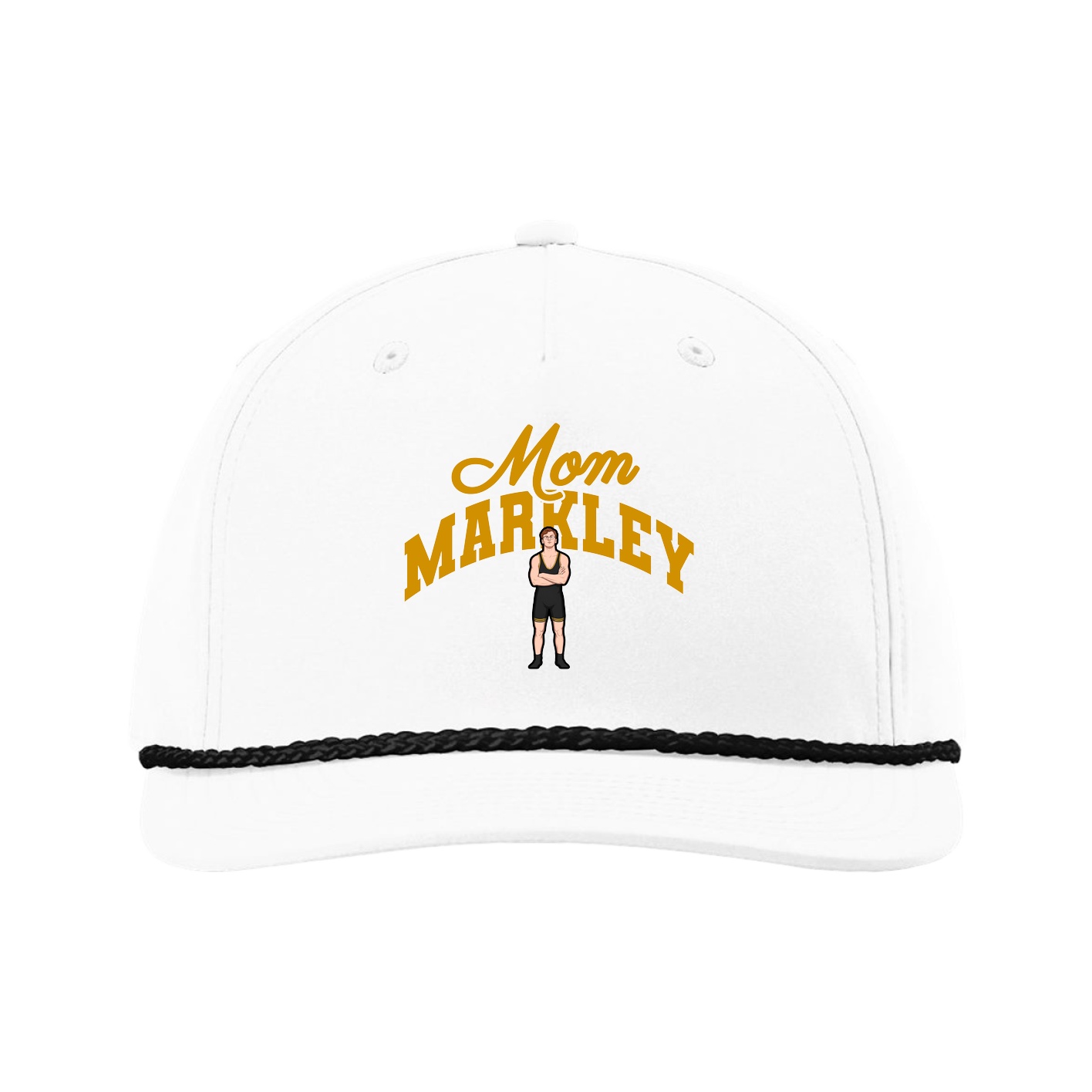 Five-Panel Classic Rope Cap — Mothers Day Arch in White