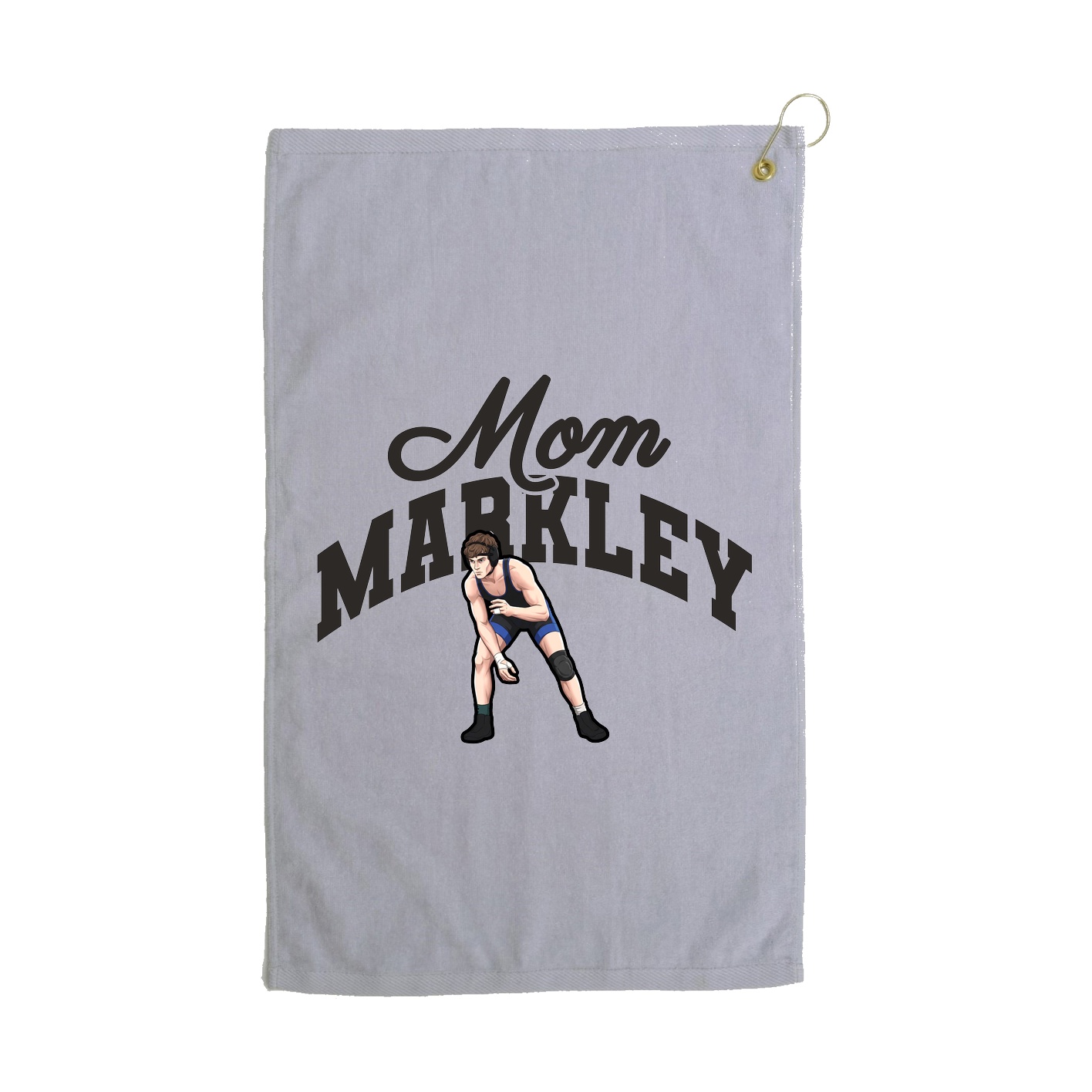 Golf Towel — Mothers Day Arch in Grey