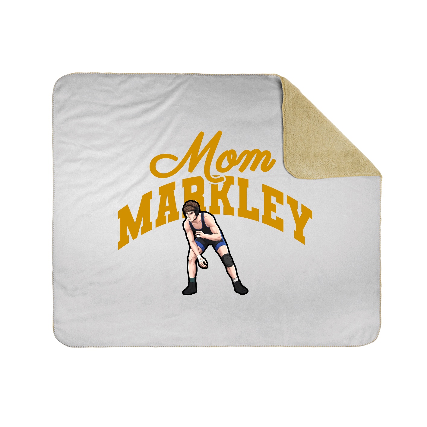 Throw Blanket — Mothers Day Arch in White
