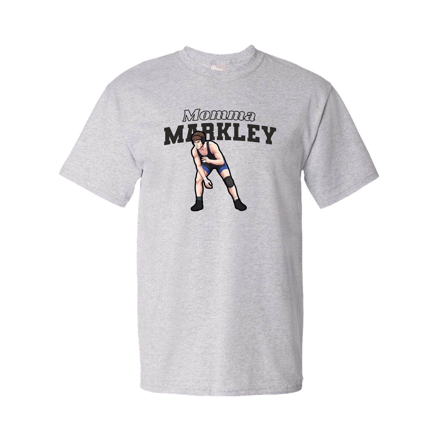 Youth Tee — Mothers Day Block in Grey