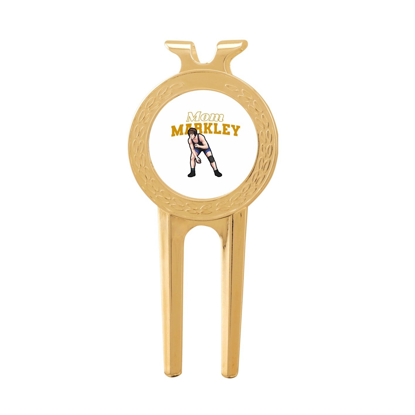 Divot Tool with Ball Marker — Mothers Day Block in Classic