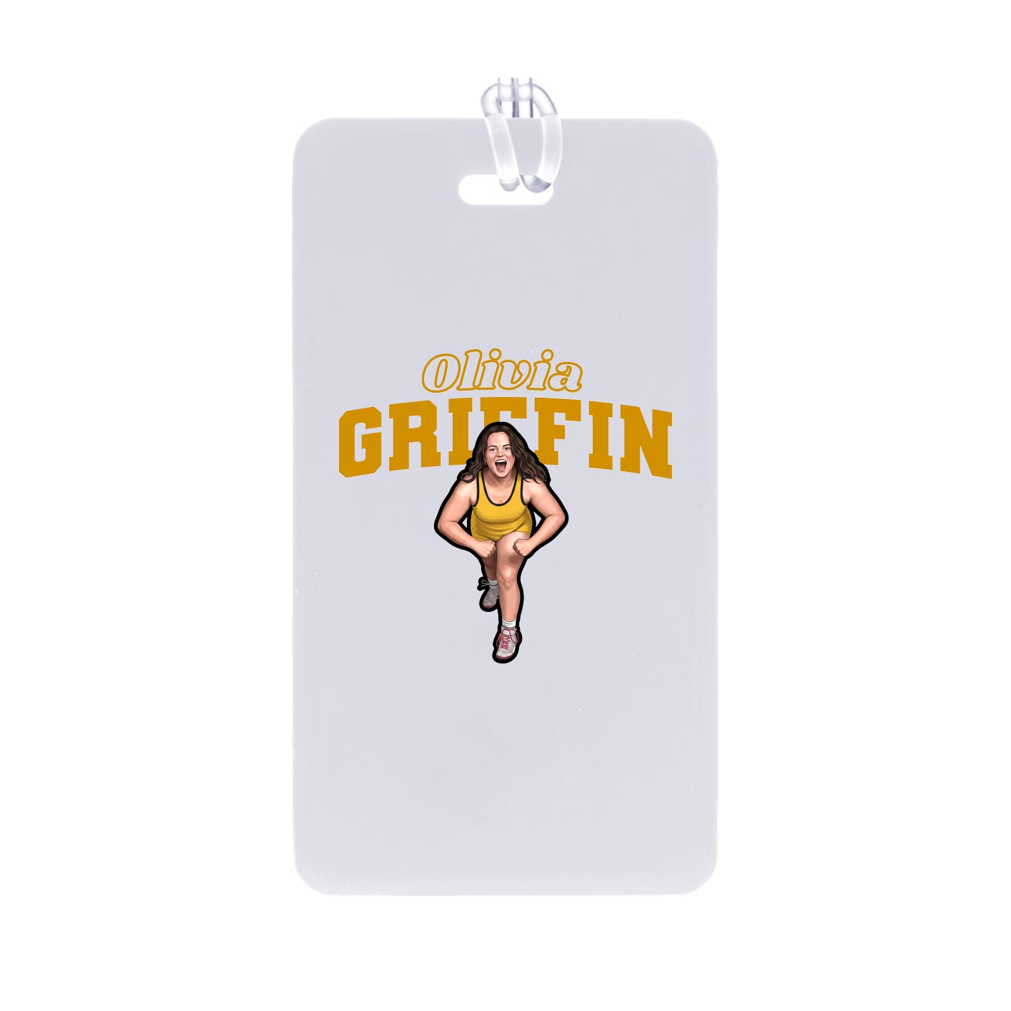 Bag Tag — Name Arch in Classic