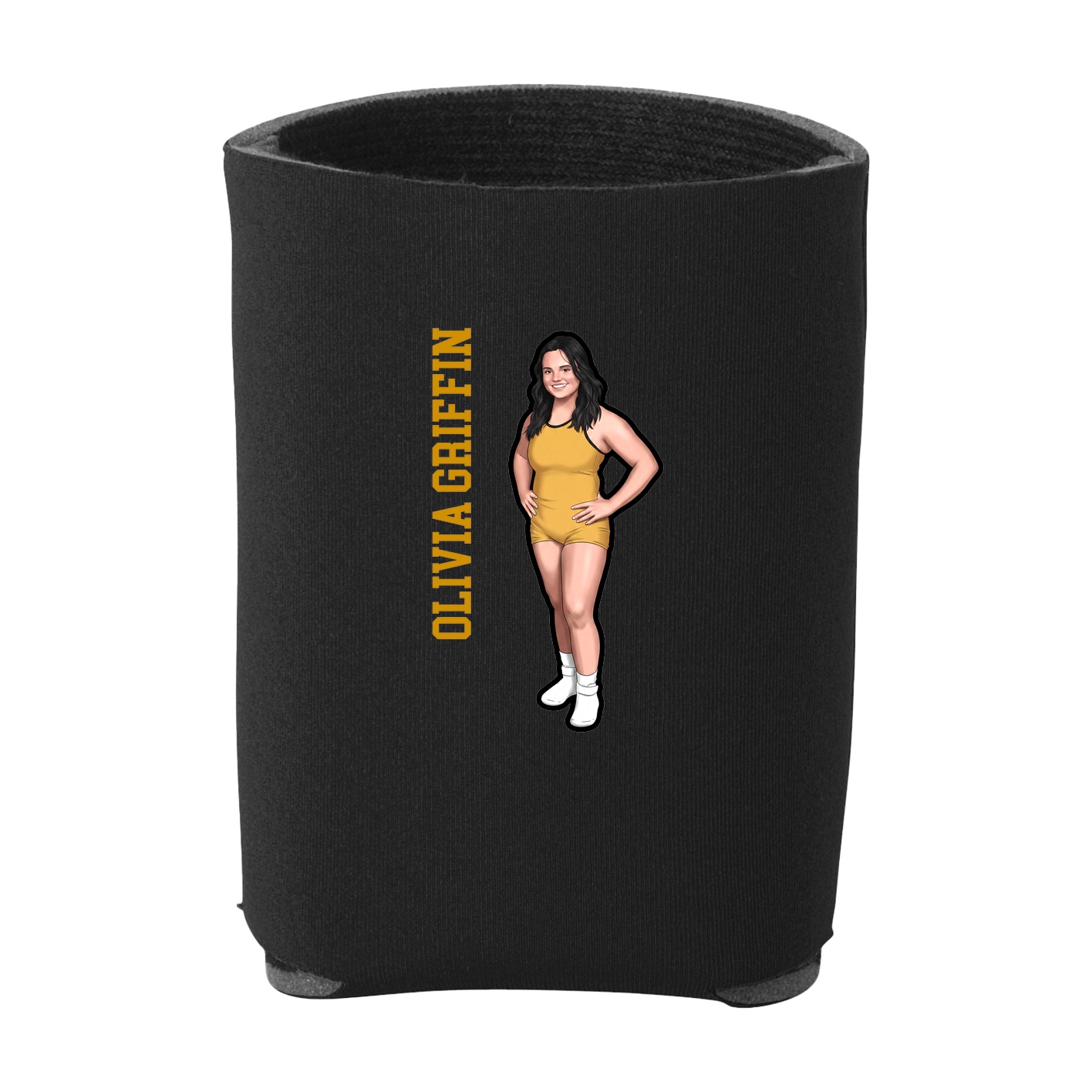 Can Holder — Name Vertical in Black