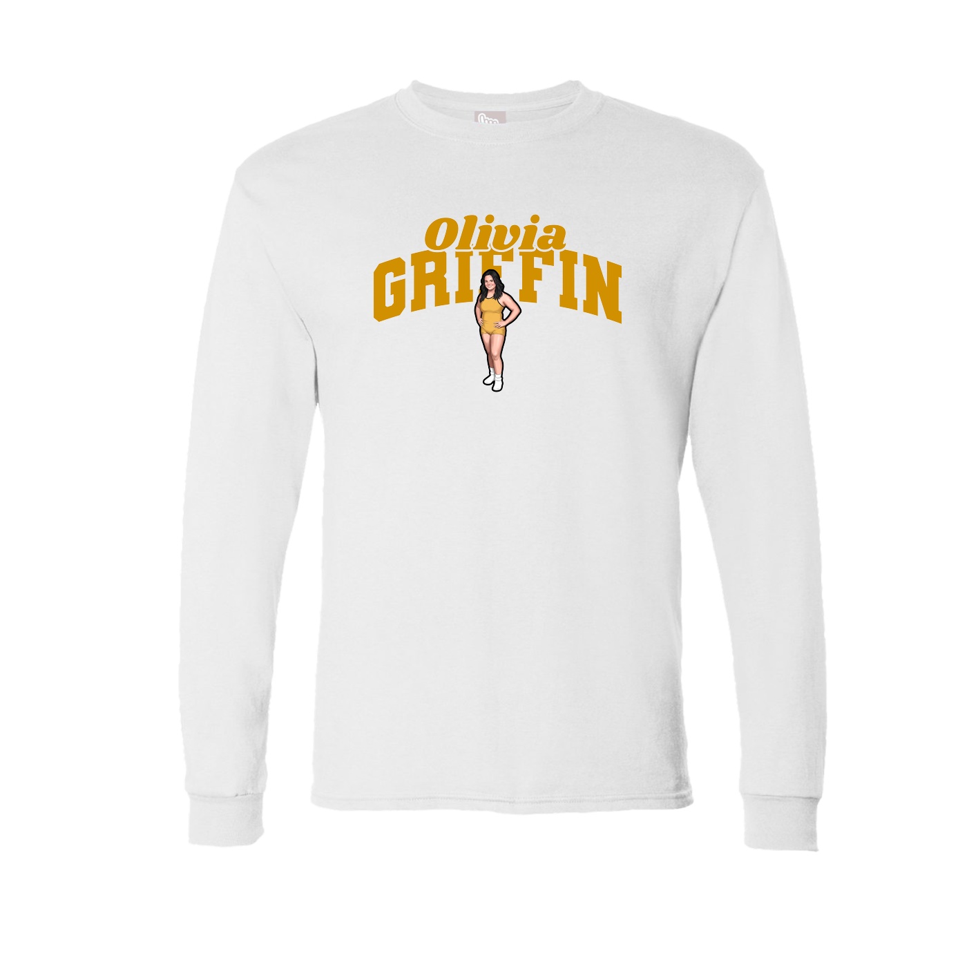 Long Sleeve Tee — Signature Arch in White