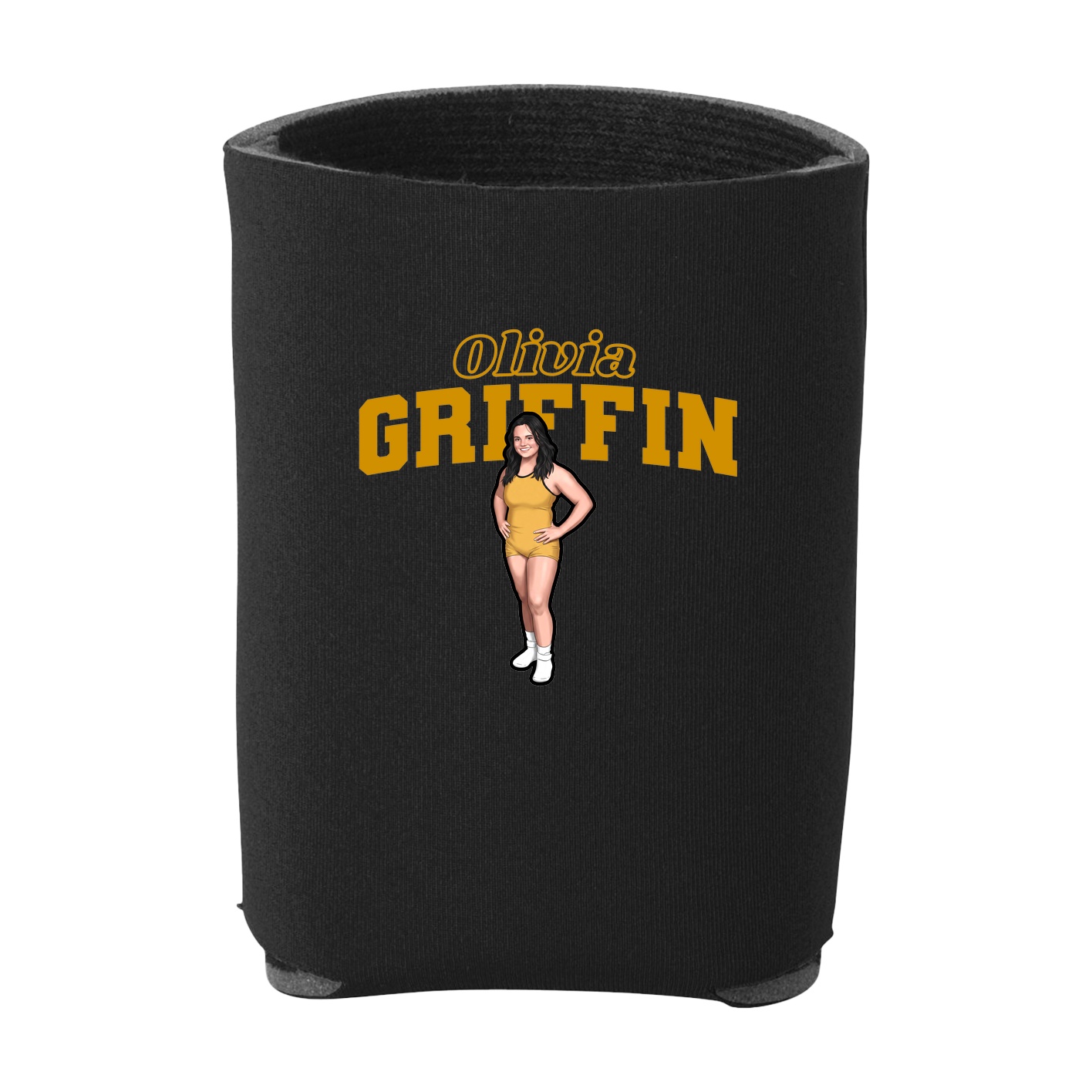 Can Holder — Name Arch in Black