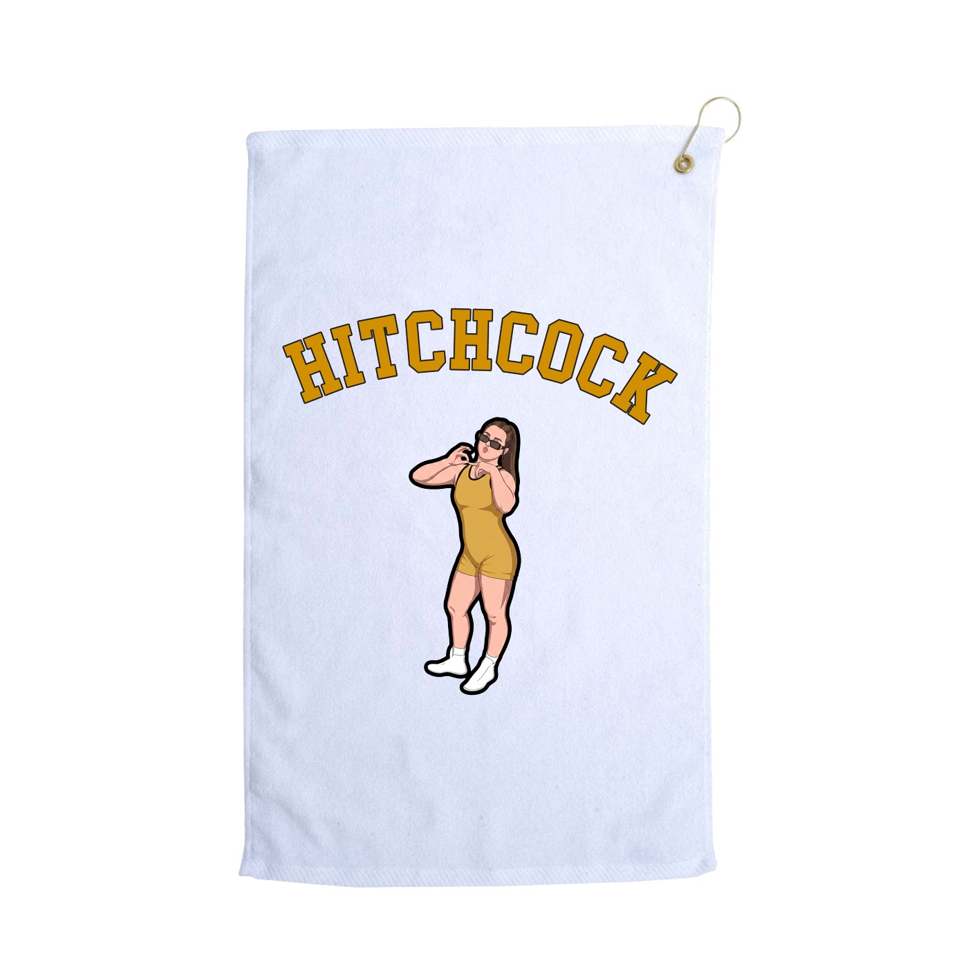 Golf Towel — Shirsey Arch in White