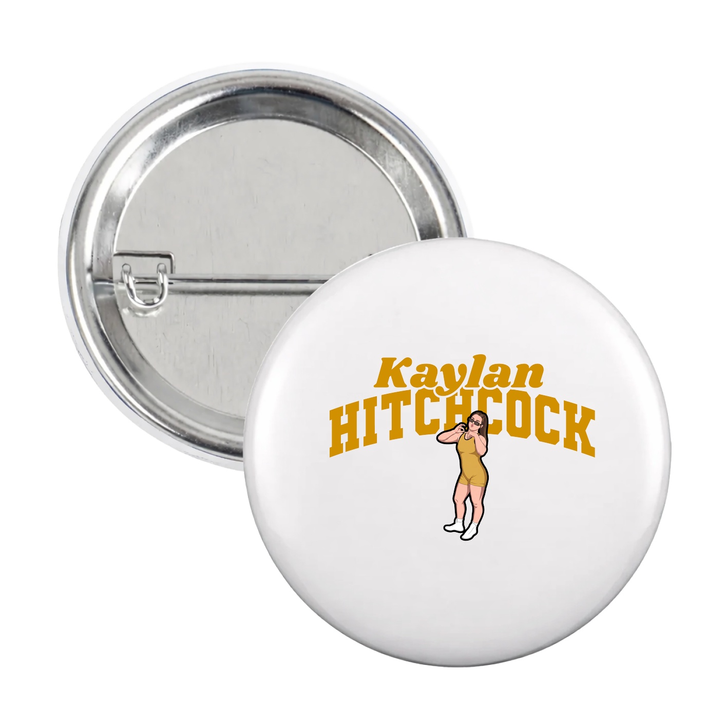 Game Day Button — Signature Arch in White