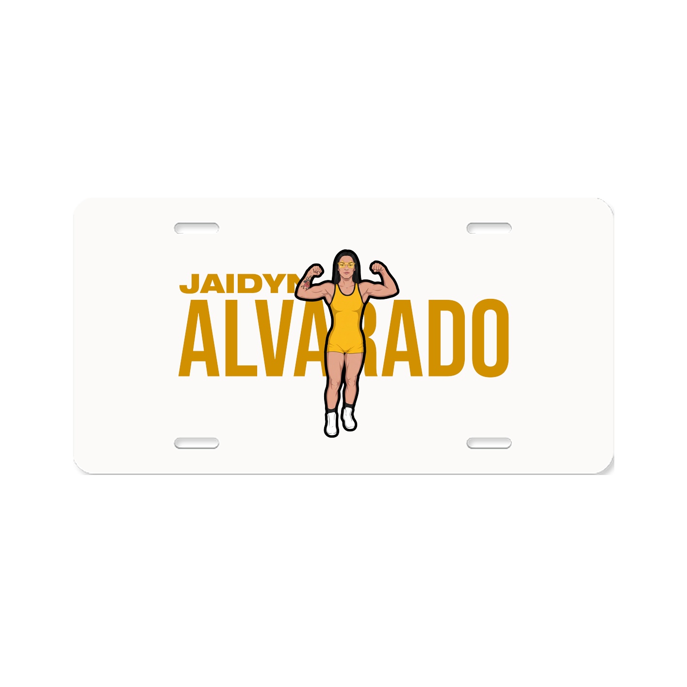 License Plate — Player Name in Classic