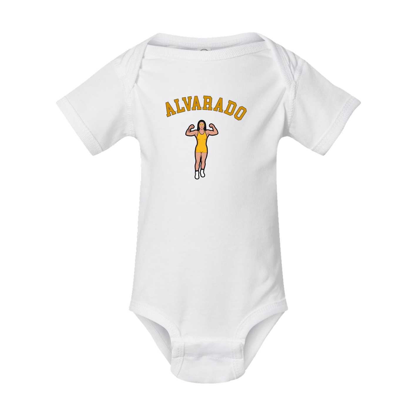 Baby Onesie — Shirsey Arch in White