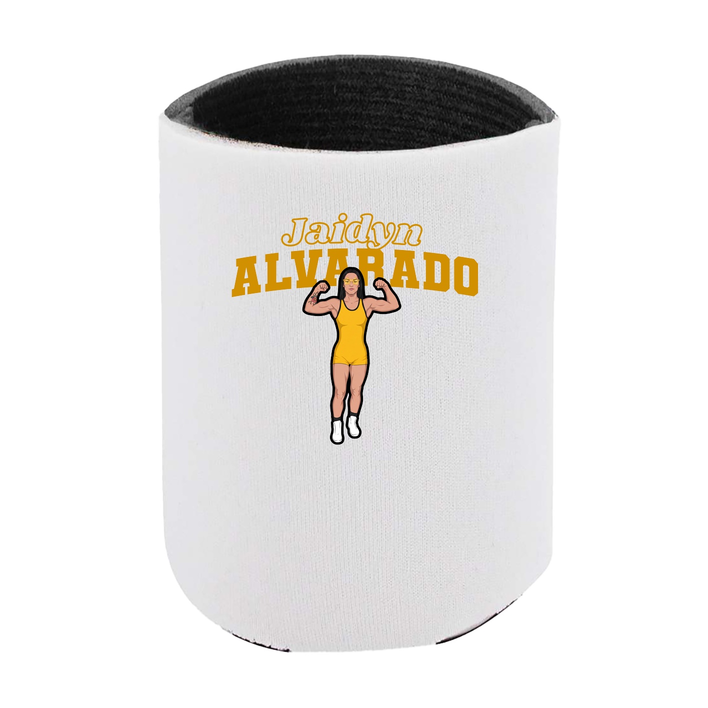 Can Holder — Name Arch in White