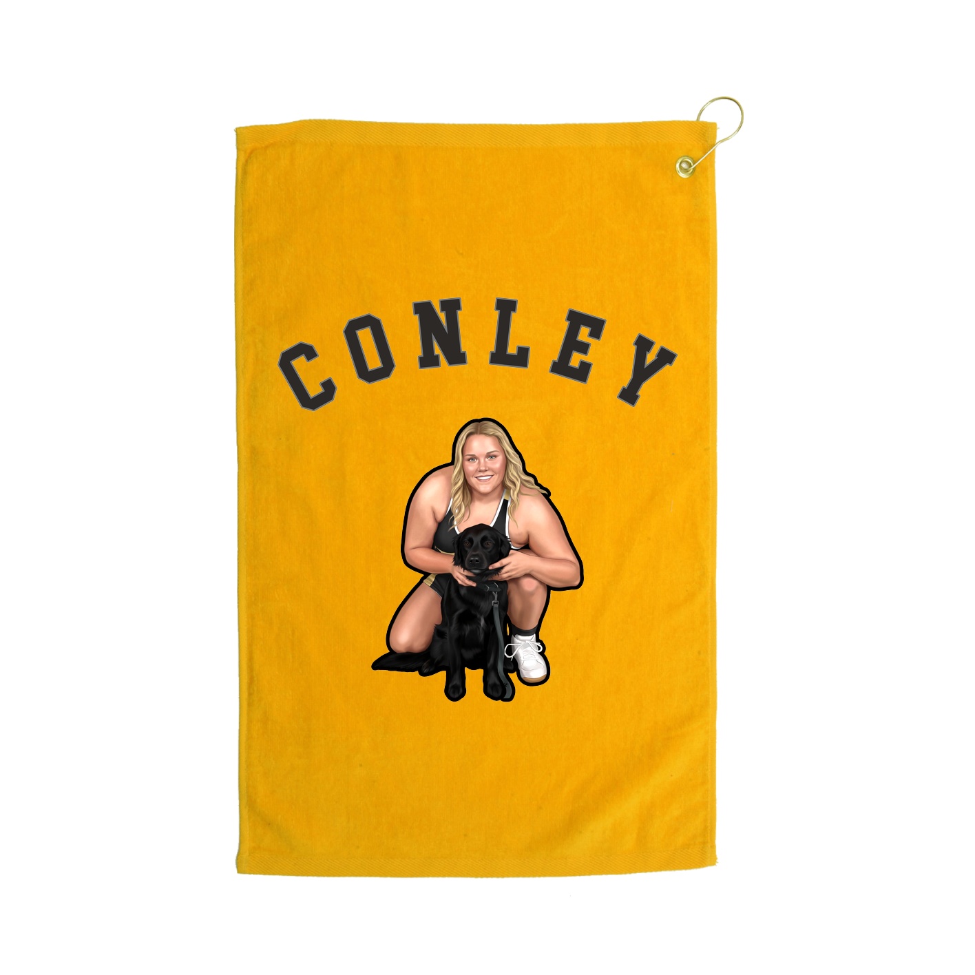 Golf Towel — Shirsey Arch in Gold