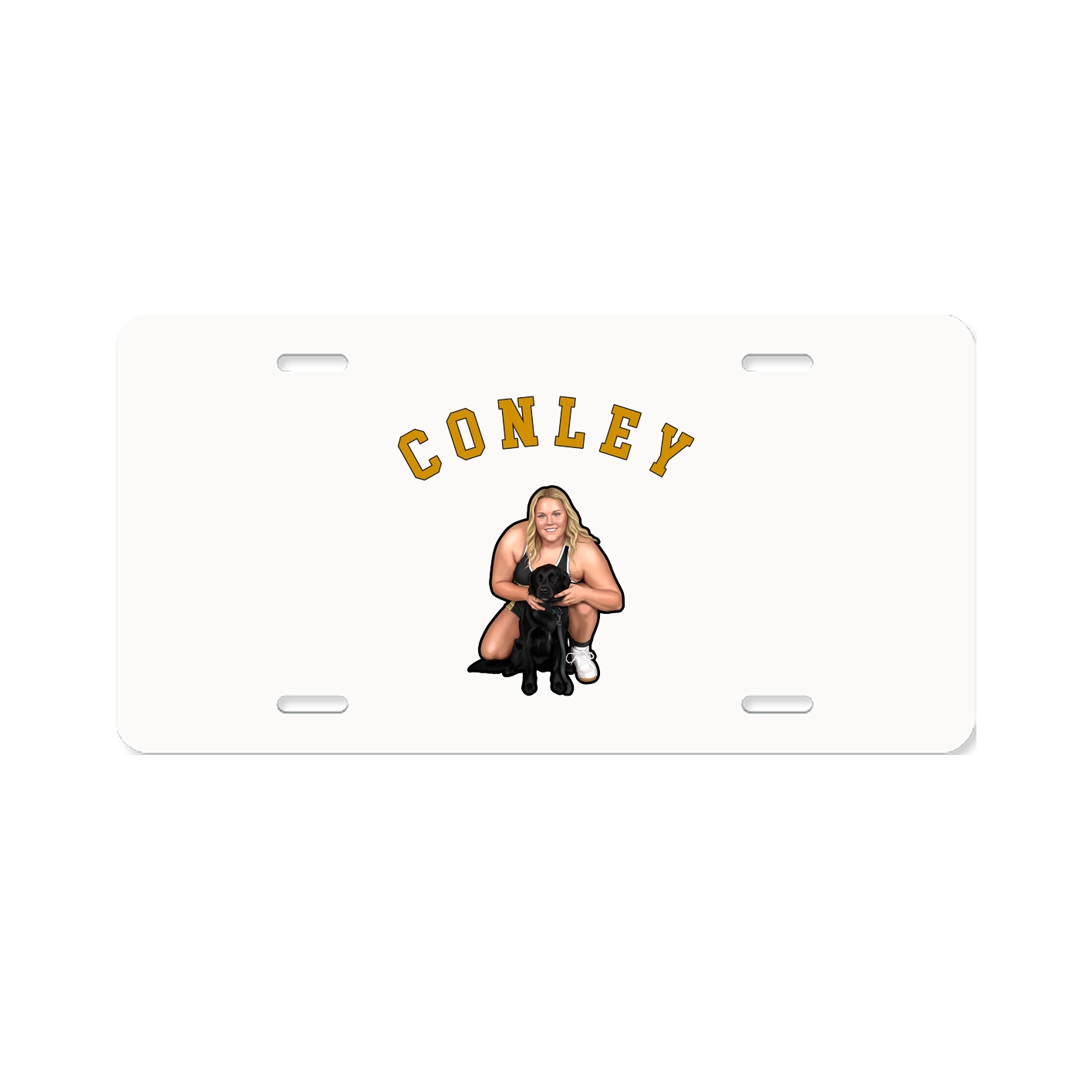 License Plate — Shirsey Arch in Classic