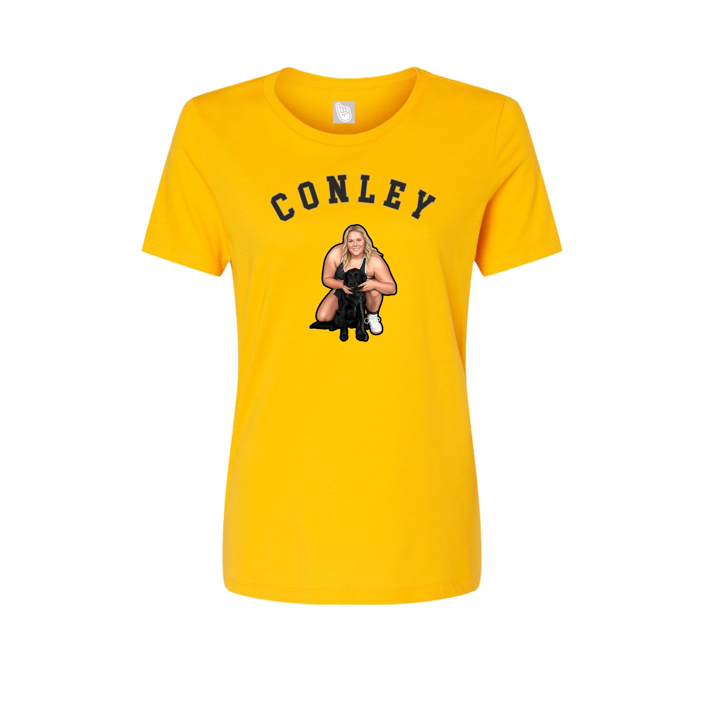 Womens Tee — Shirsey Arch in Gold