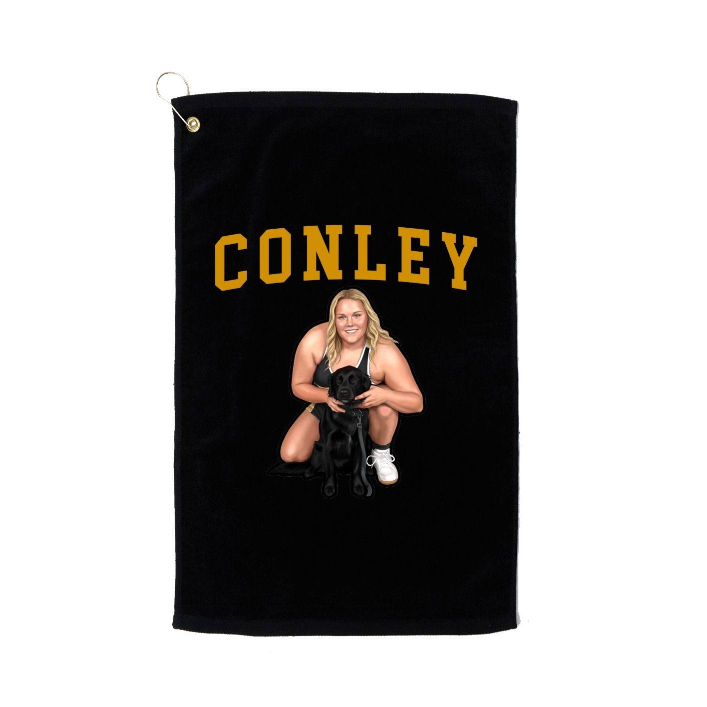 Golf Towel — Shirsey in Black