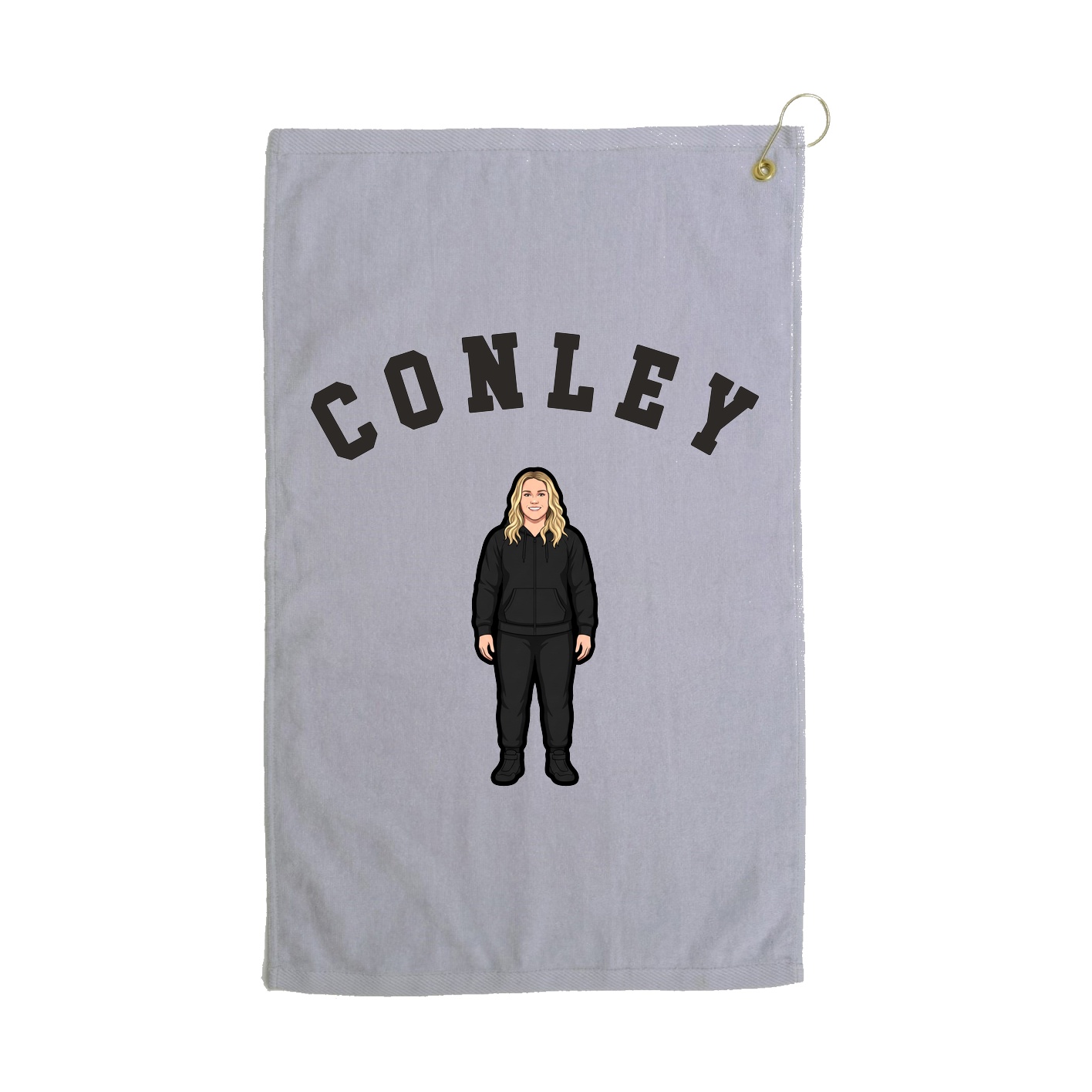 Golf Towel — Shirsey Arch in Grey