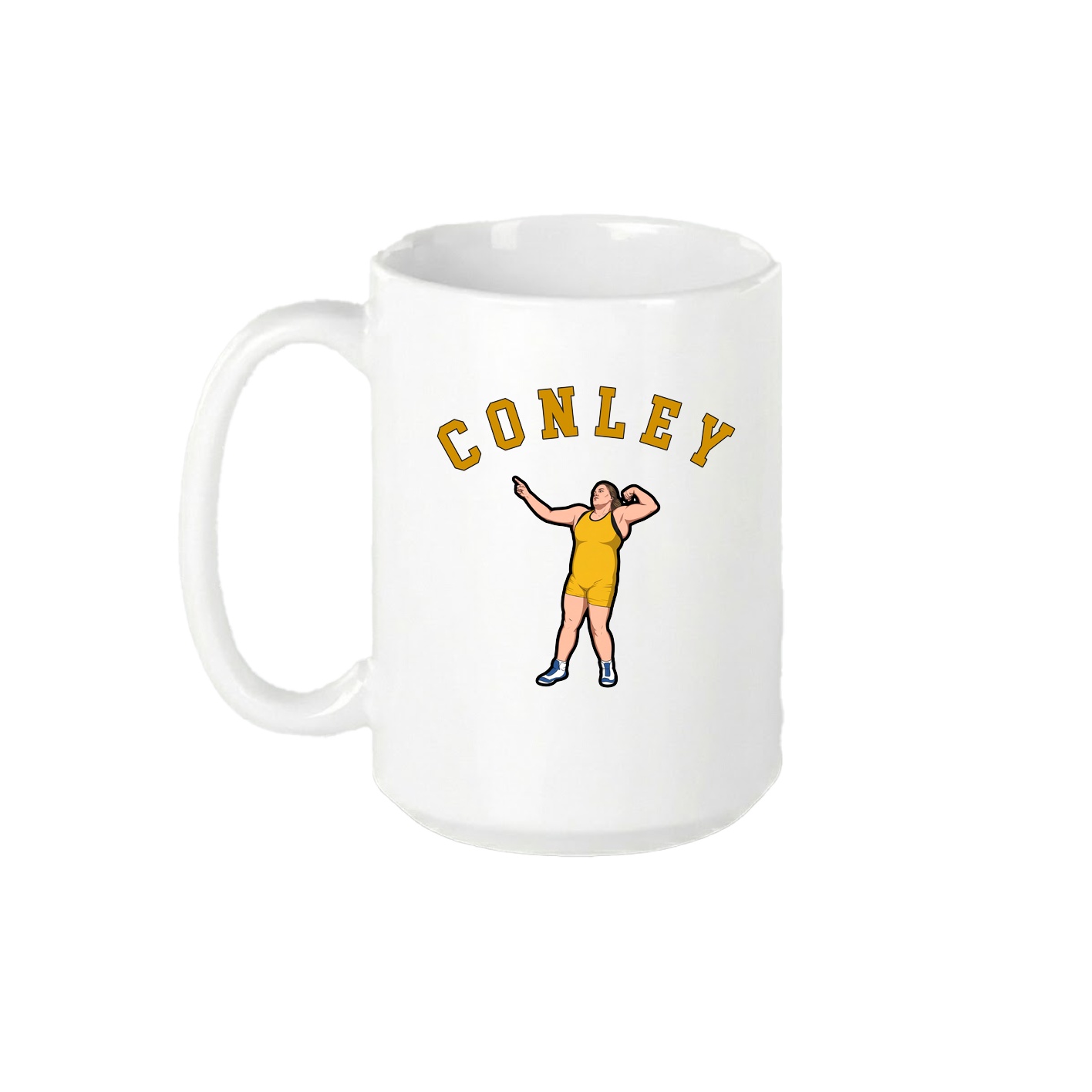 15oz Coffee Mug — Shirsey Arch in White