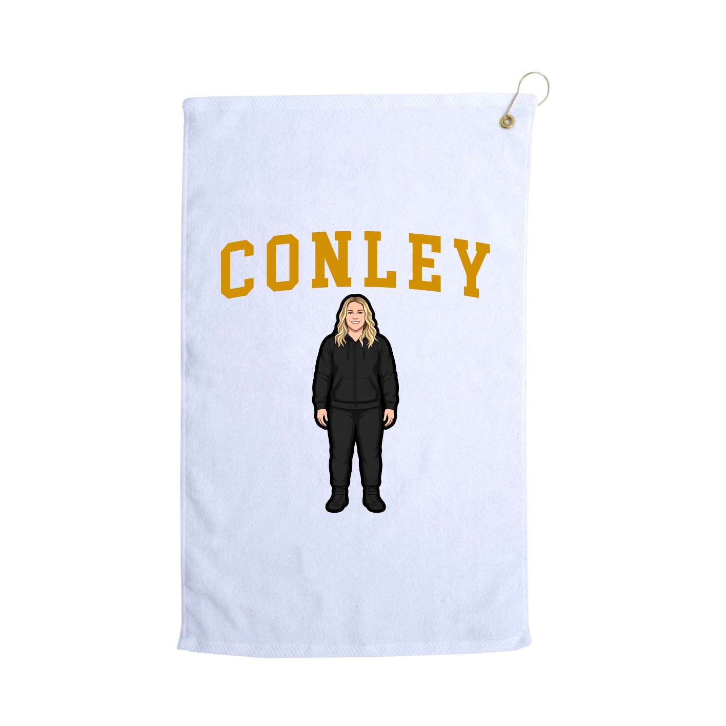 Golf Towel — Shirsey in White