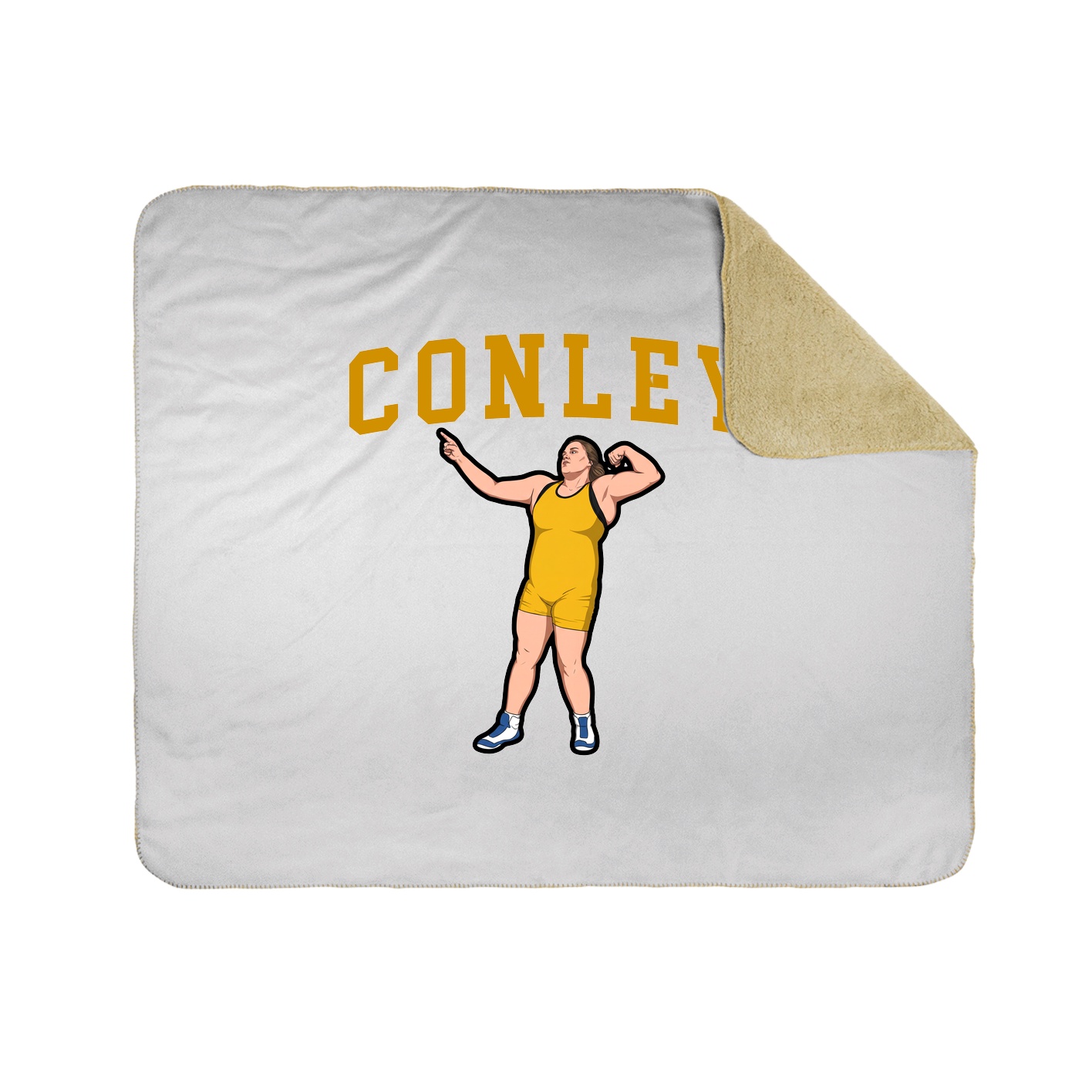 Throw Blanket — Shirsey in White