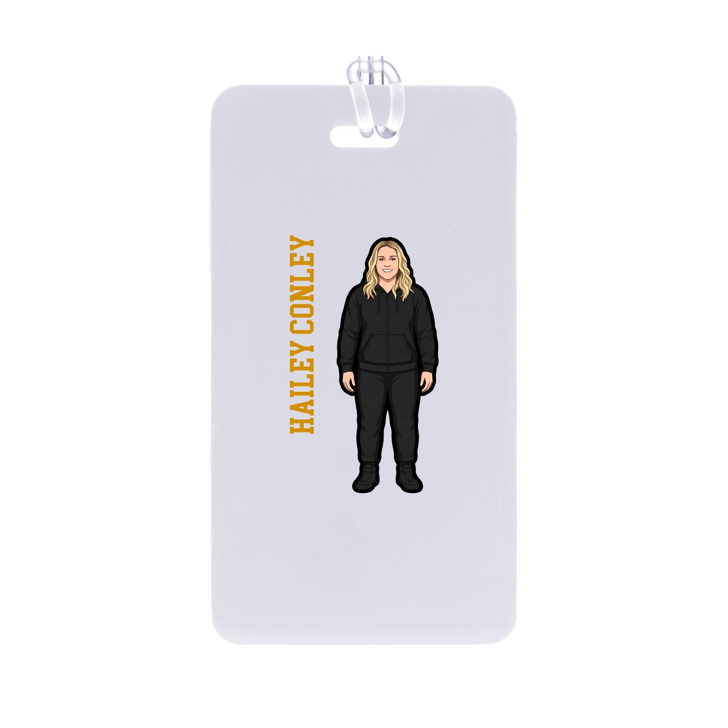 Bag Tag — Name Vertical in Classic