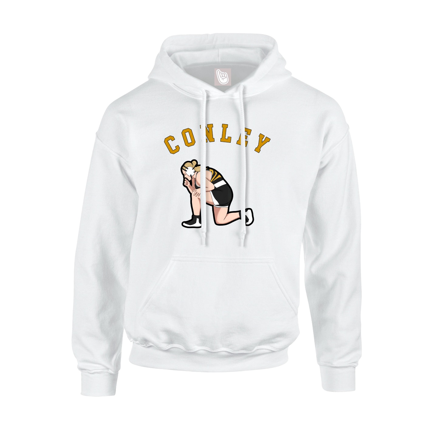 Hoodie — Shirsey Arch in White