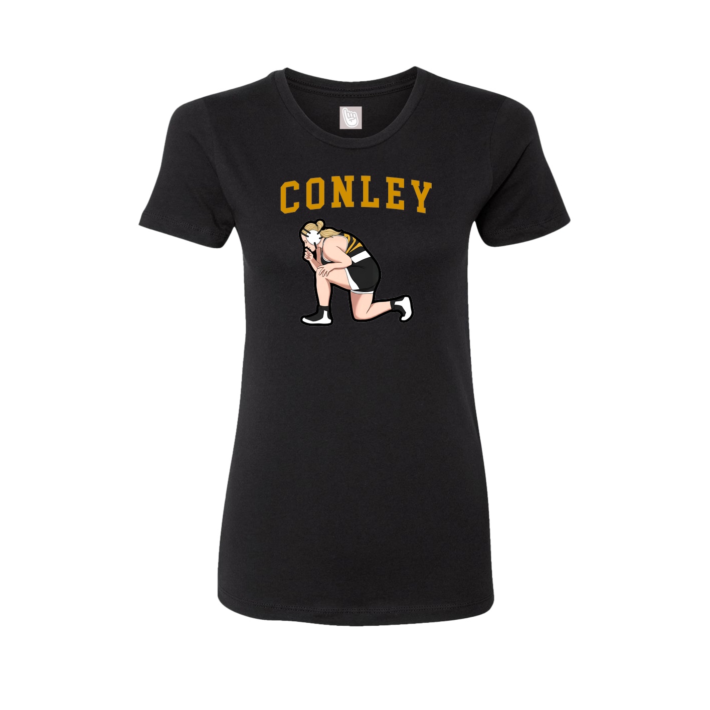 Fitted Women's Tee — Shirsey in Black