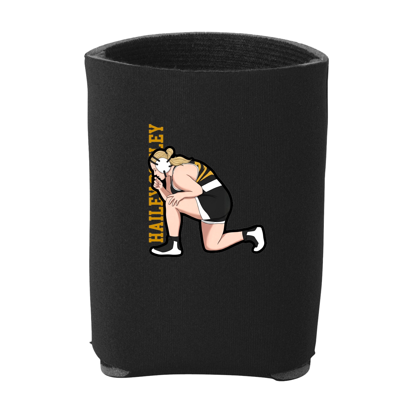 Can Holder — Name Vertical in Black