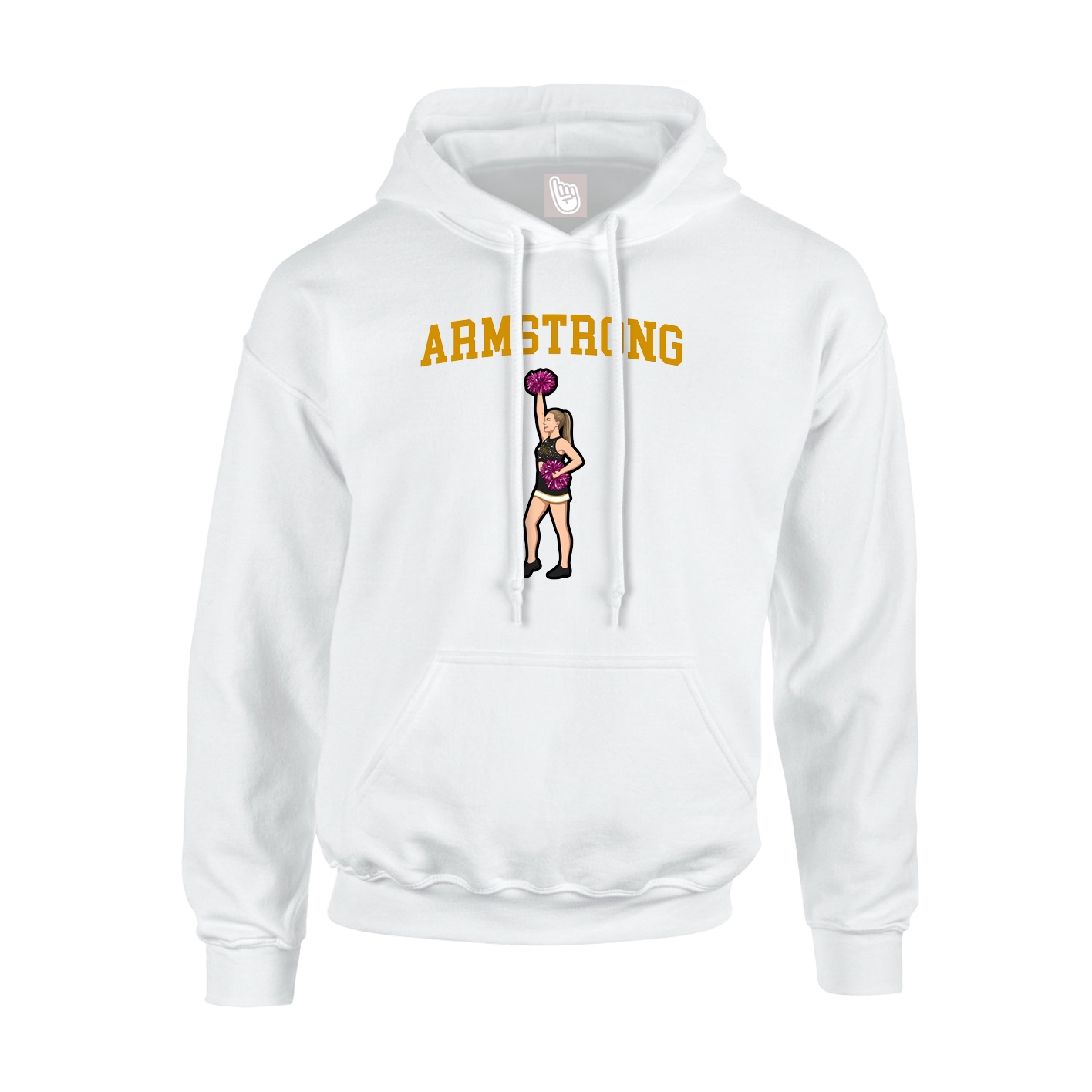Youth Hoodie — Shirsey in White