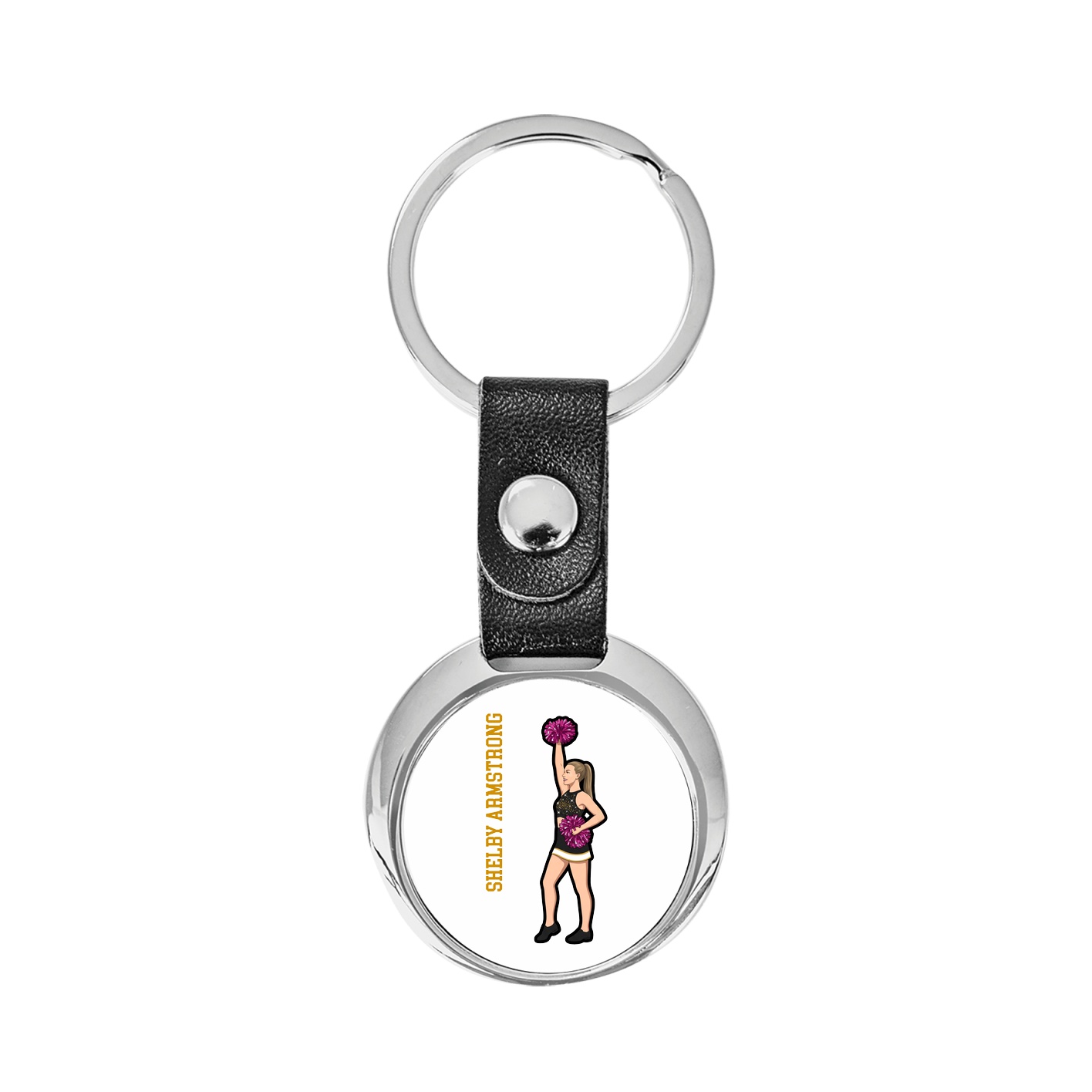Key Chain — Name Vertical in Classic