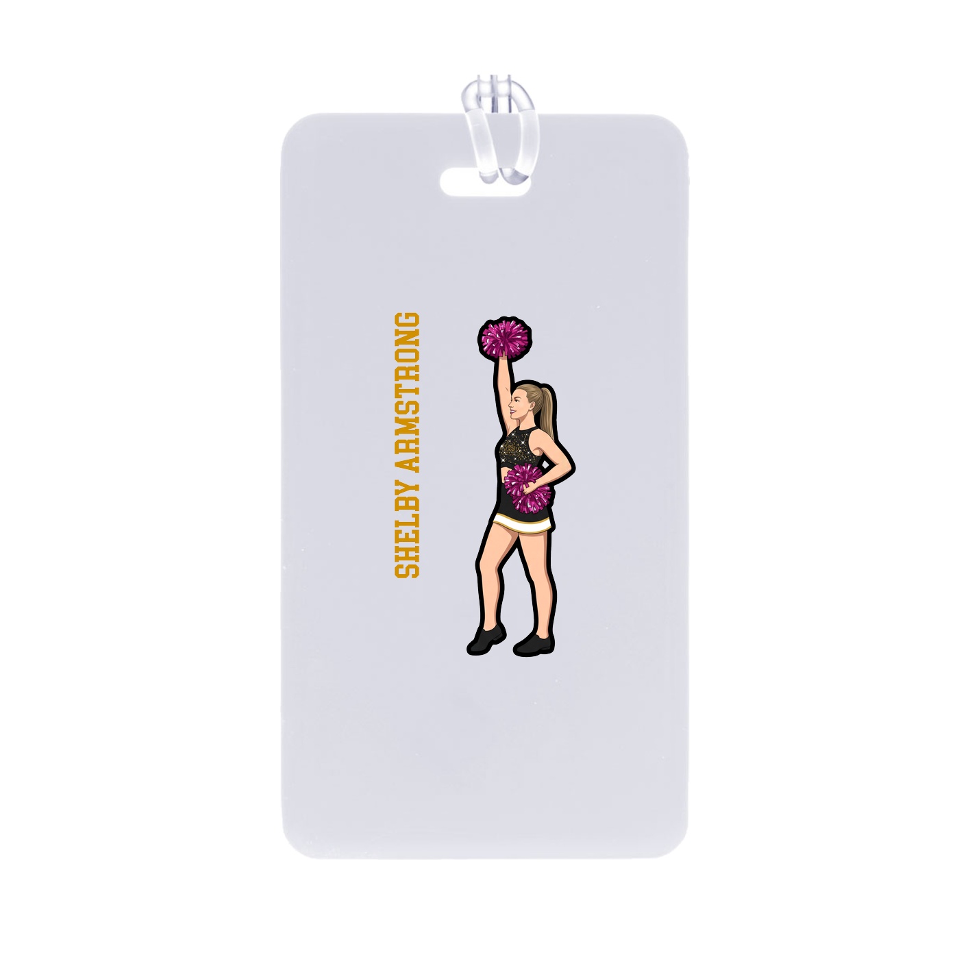 Bag Tag — Name Vertical in Classic