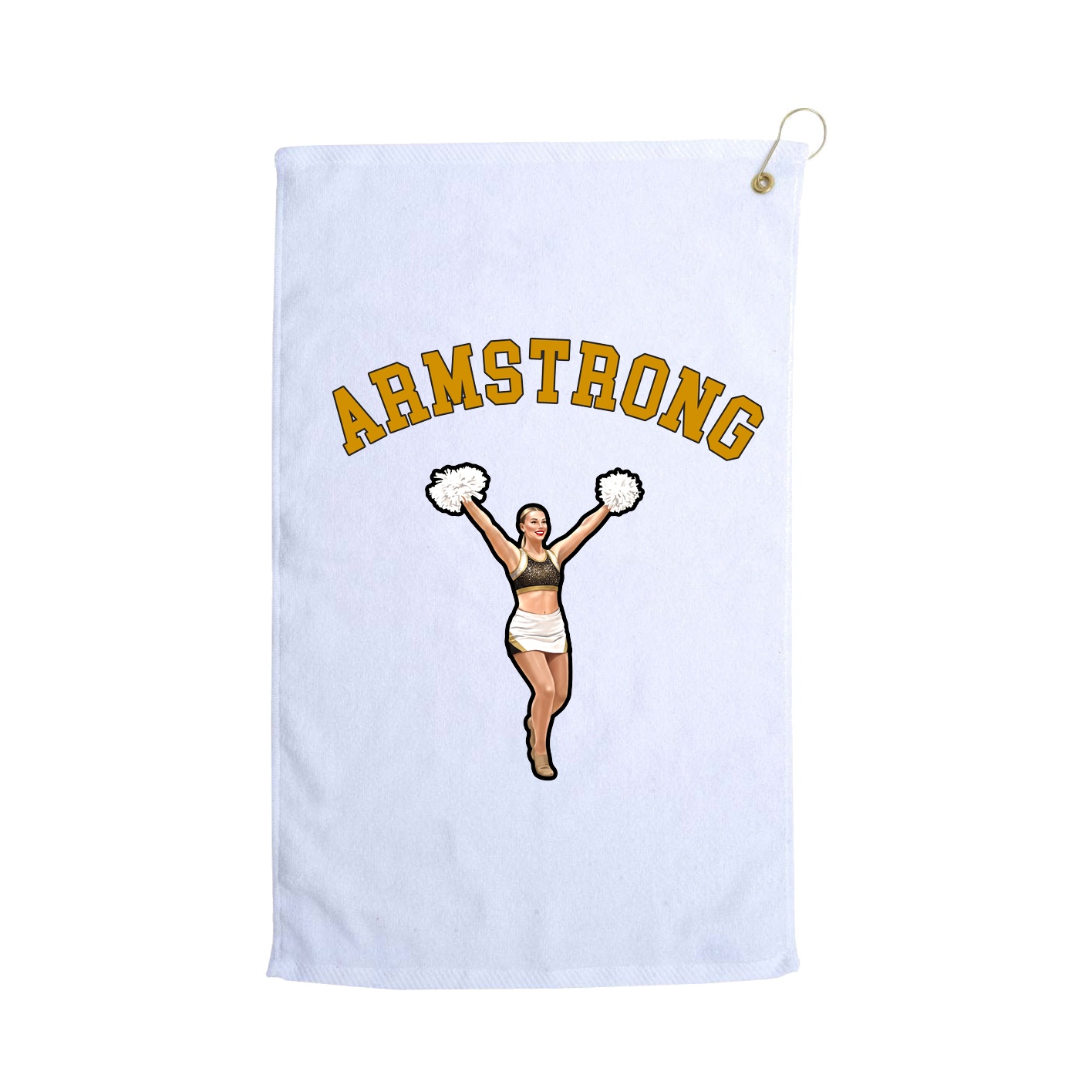 Golf Towel — Shirsey Arch in White