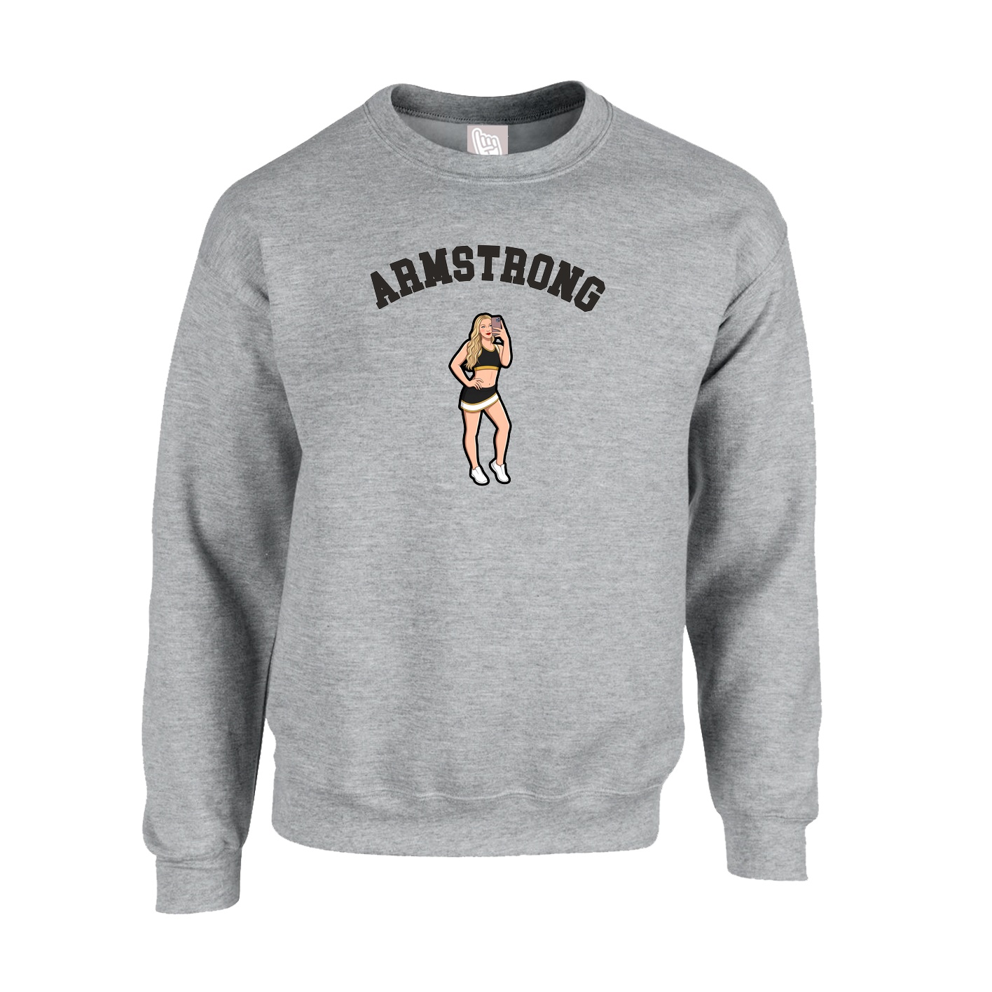Fleece Crew — Shirsey Arch in Grey
