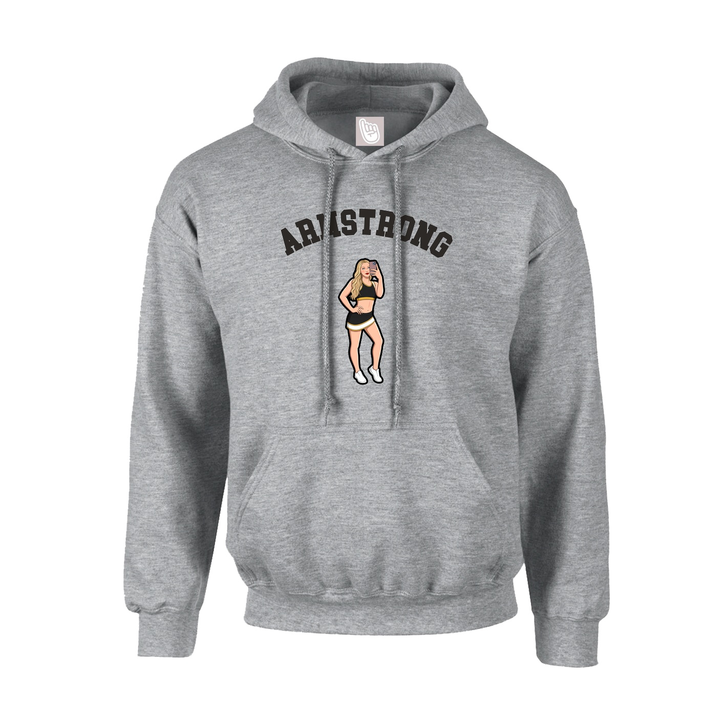 Youth Hoodie — Shirsey Arch in Grey