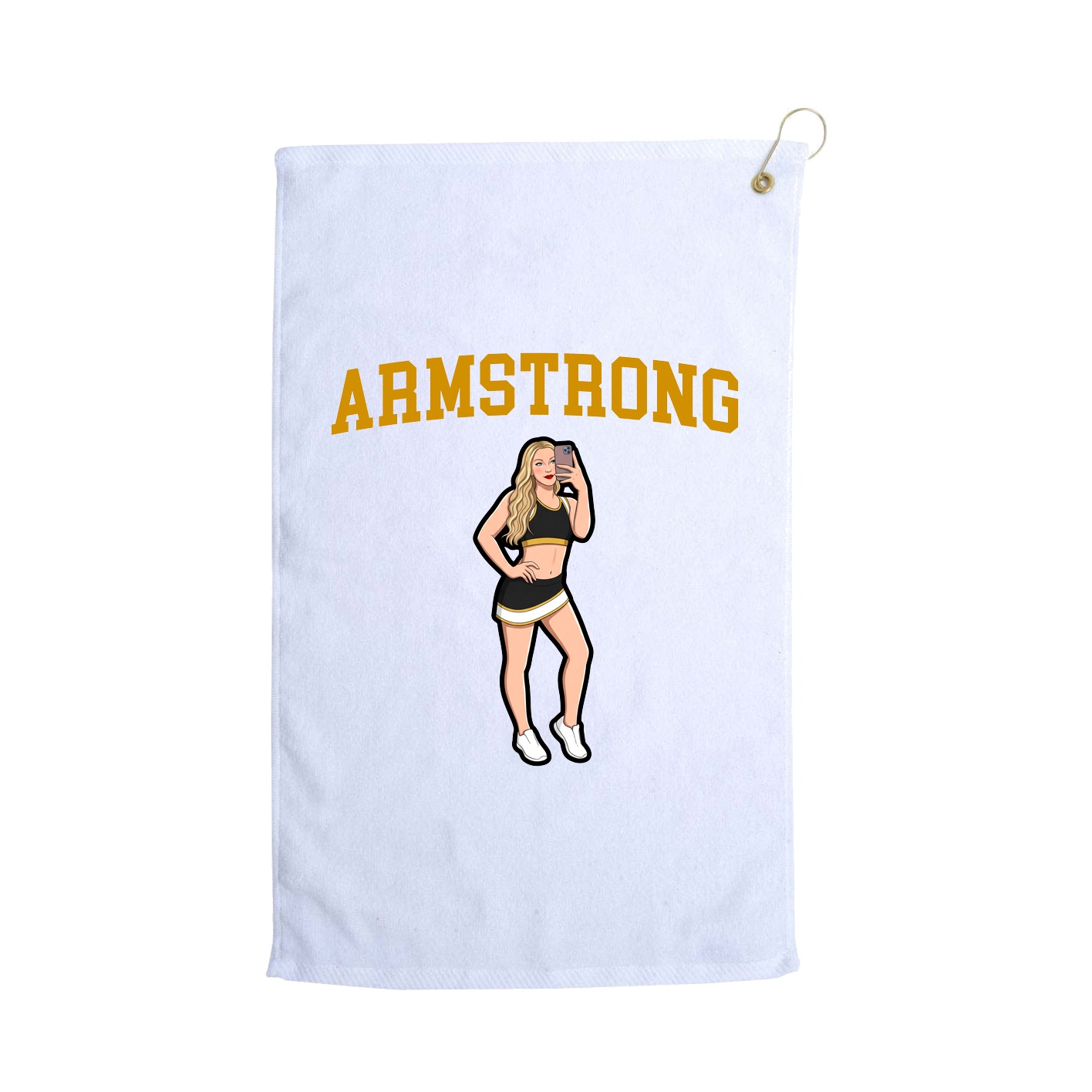 Golf Towel — Shirsey in White