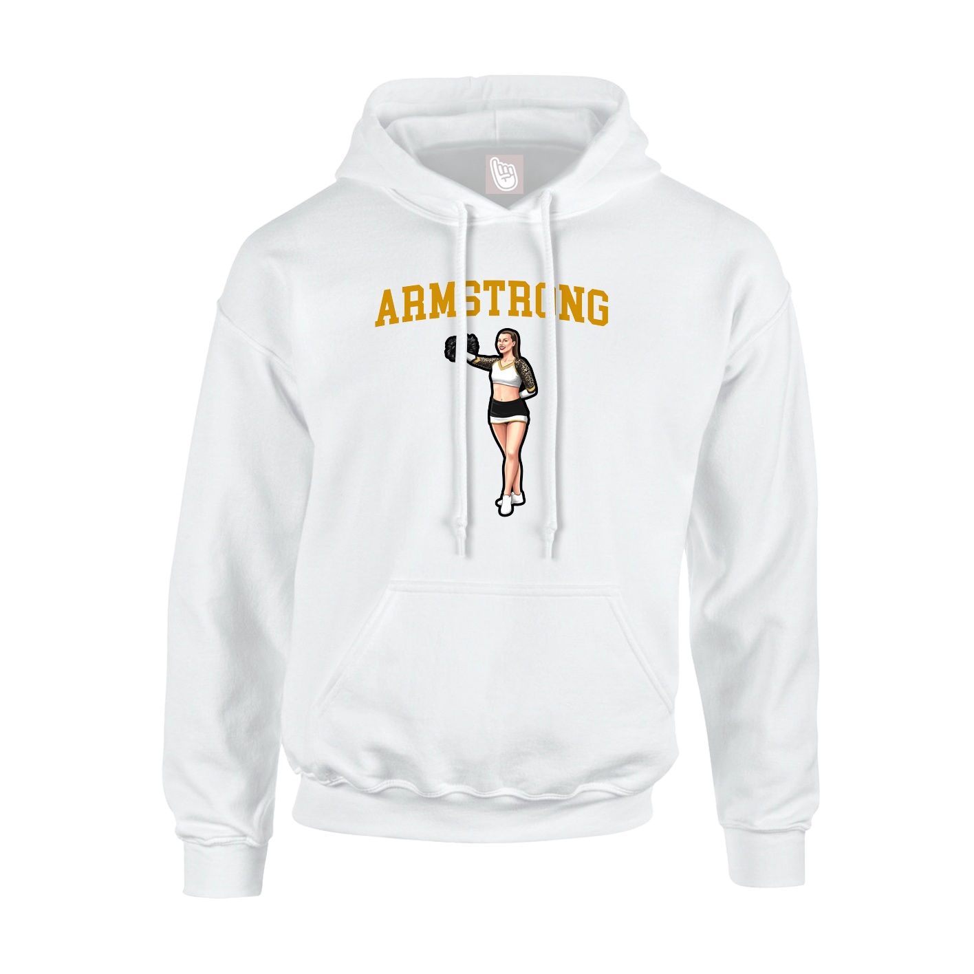 Hoodie — Shirsey in White