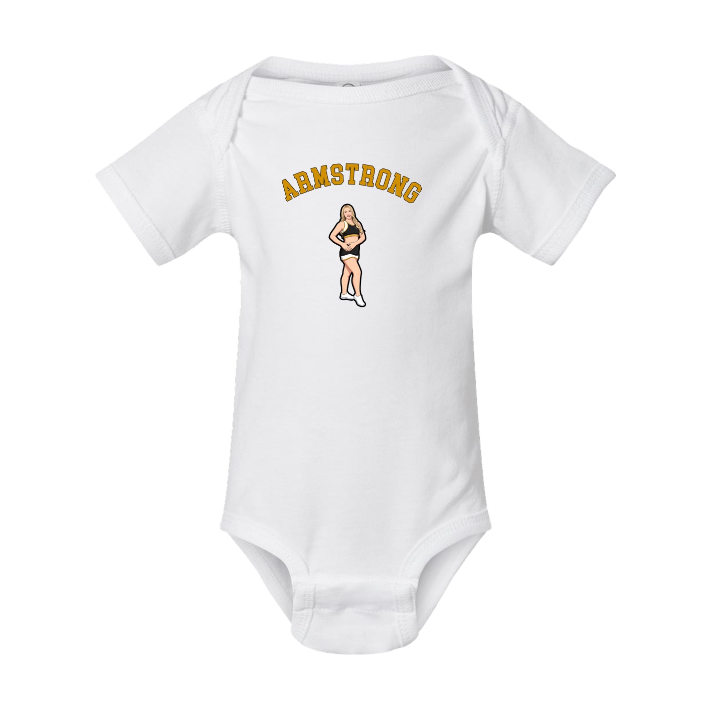 Baby Onesie — Shirsey Arch in White