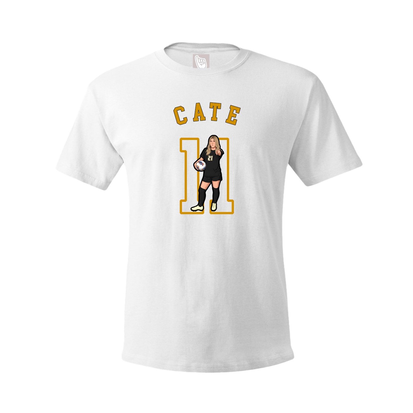 Youth Tee — Shirsey Arch in White