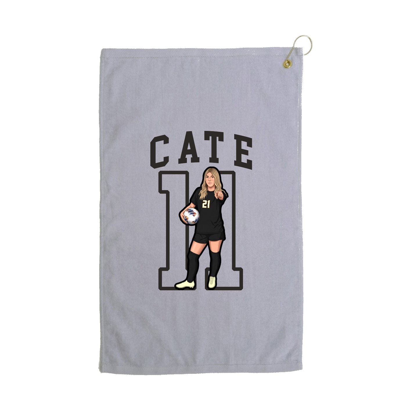 Golf Towel — Shirsey in Grey