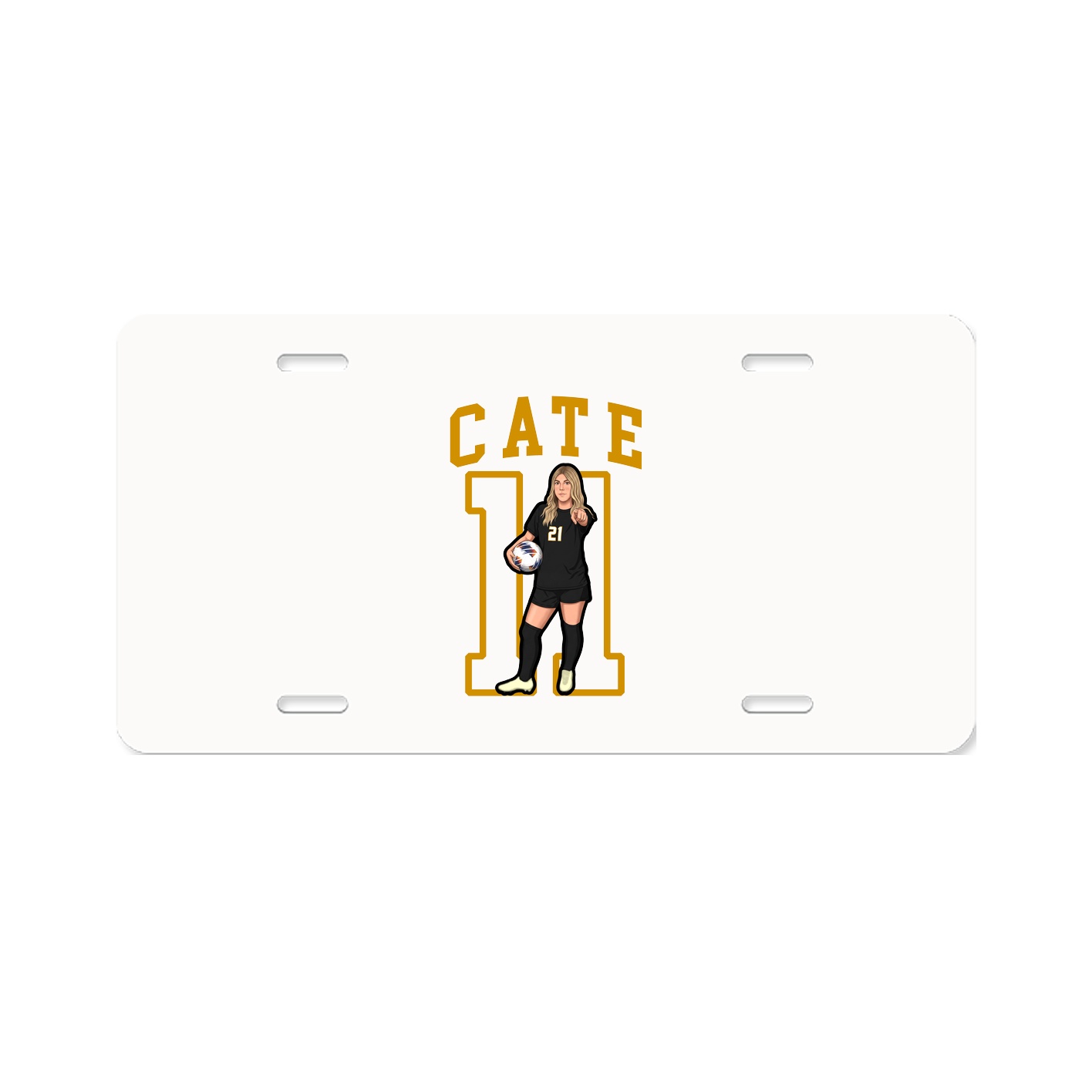 License Plate — Shirsey in Classic