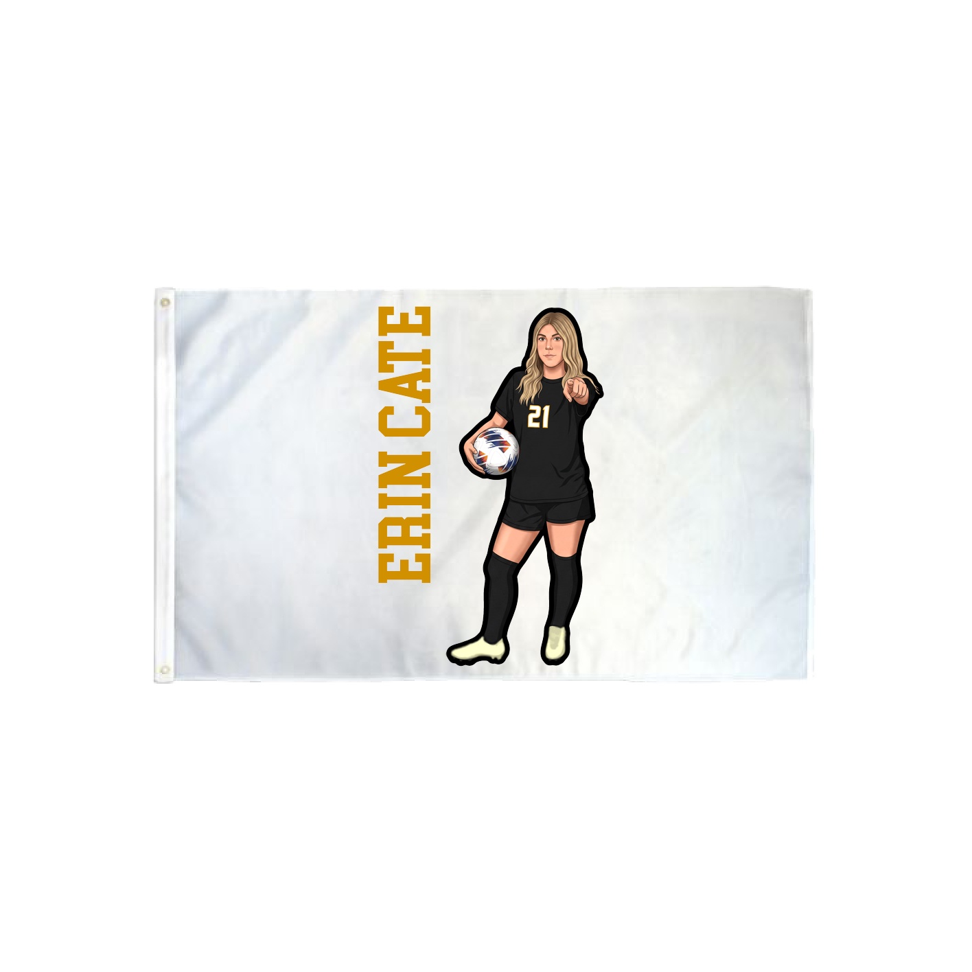 3x5 Flag — Name Vertical in Classic