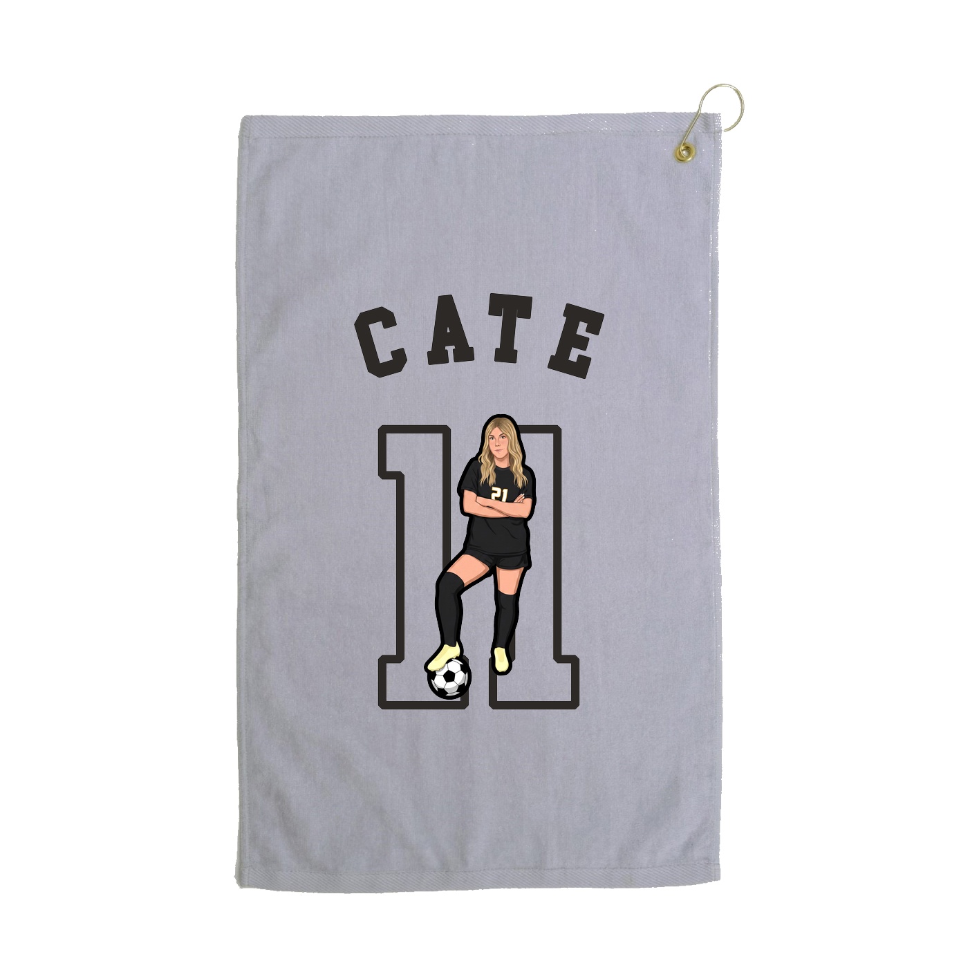 Golf Towel — Shirsey Arch in Grey