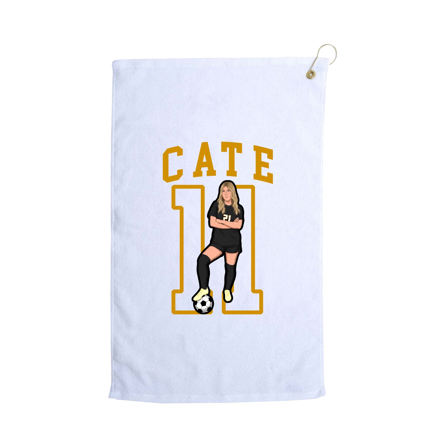 Golf Towel — Shirsey in White
