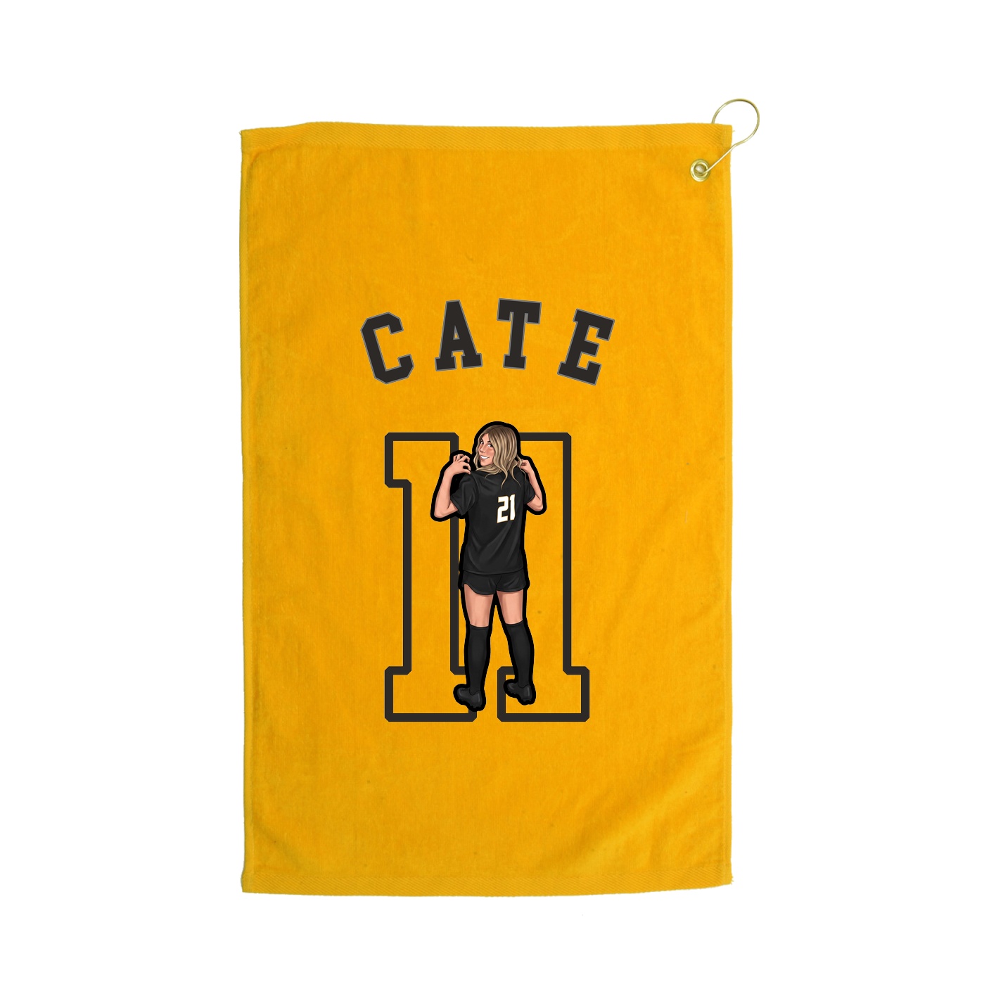Golf Towel — Shirsey Arch in Gold