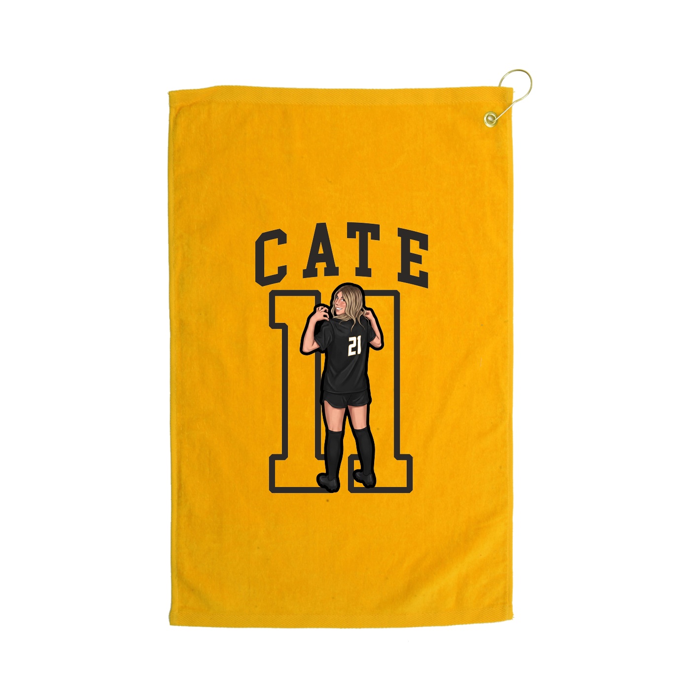 Golf Towel — Shirsey in Gold