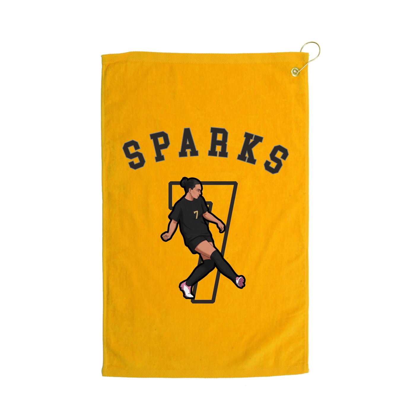 Golf Towel — Shirsey Arch in Gold