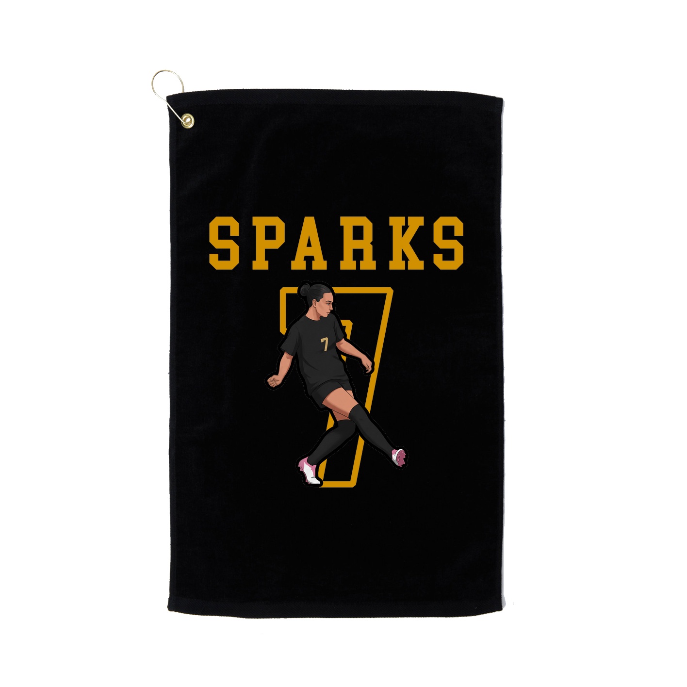 Golf Towel — Shirsey in Black
