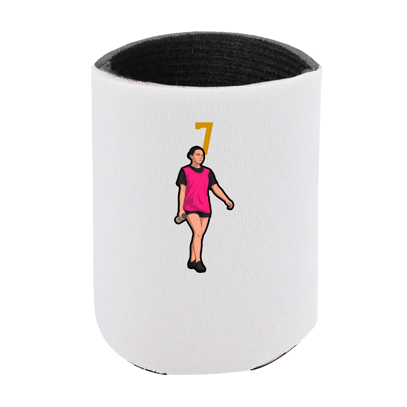 Can Holder — Number Top in White